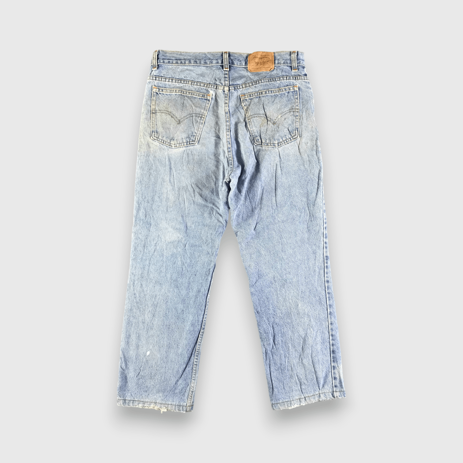 Levi's Vintage 90s Light Wash Levis Jeans-J3262 Size US 33 - 2 Thumbnail