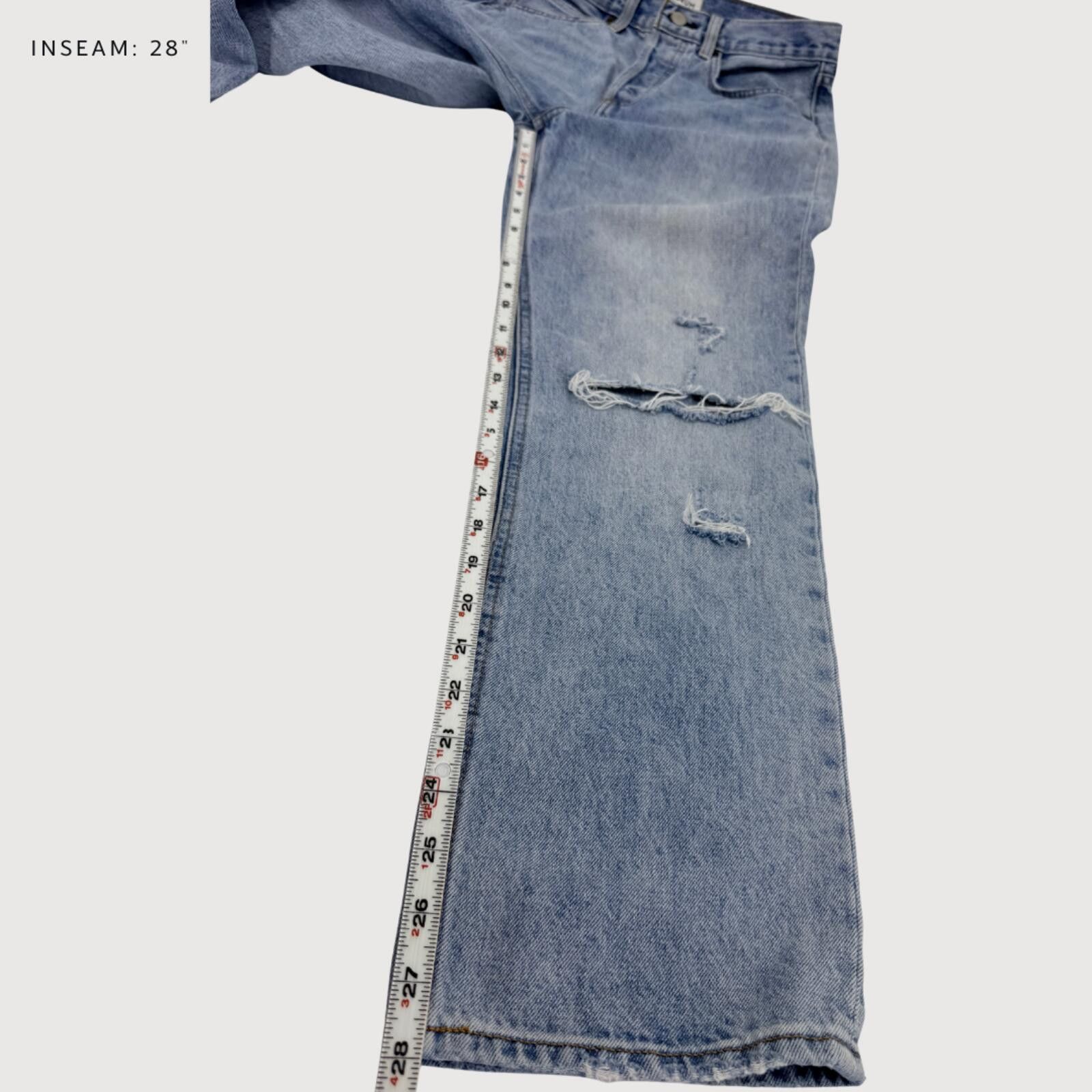 Other Aritzia Denim Forum Joni High Rise Loose Jeans Light Wash 27 Size 27" / US 4 / IT 40 - 8 Thumbnail