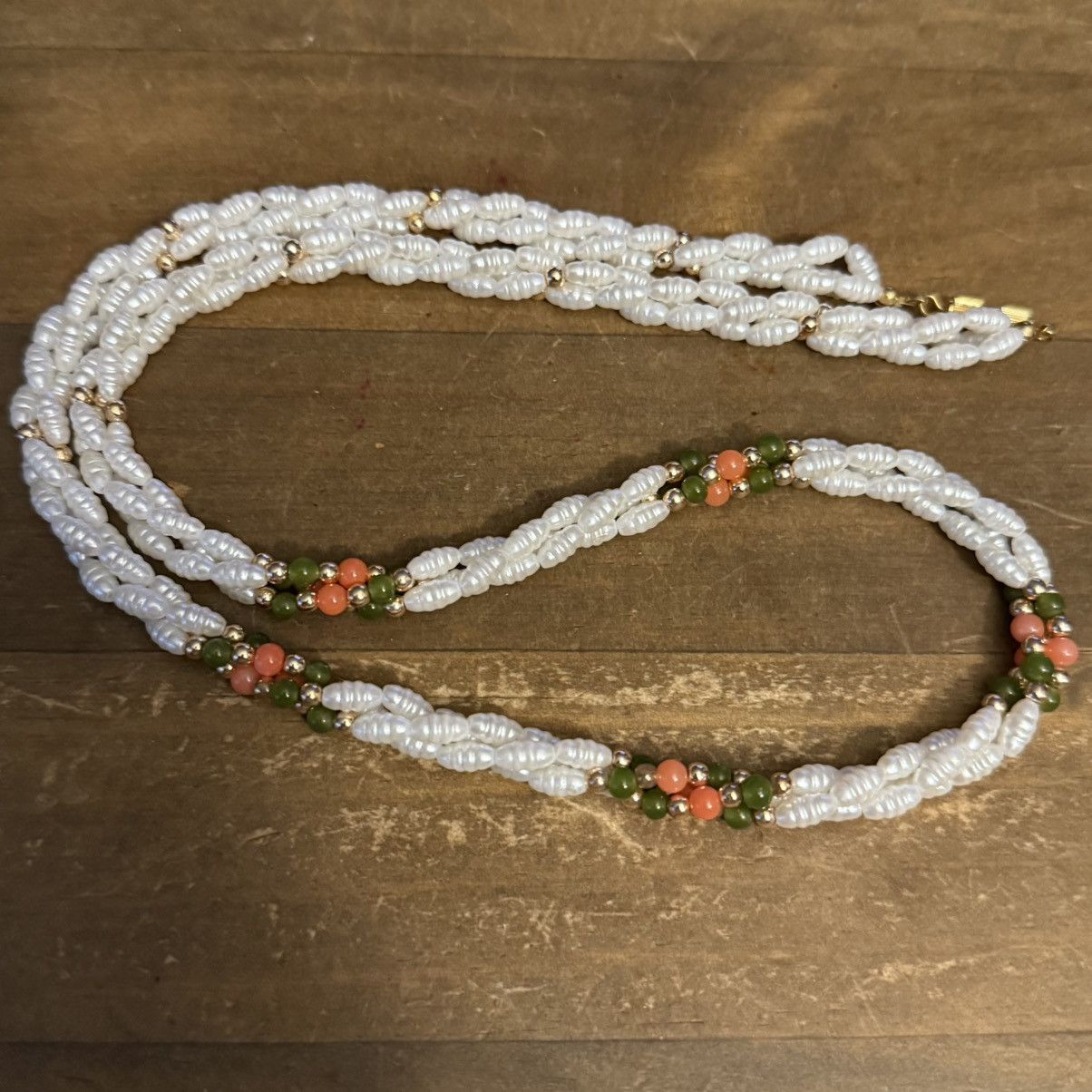 Vintage Vintage twisted freshwater pearl necklace Size ONE SIZE - 2 Thumbnail