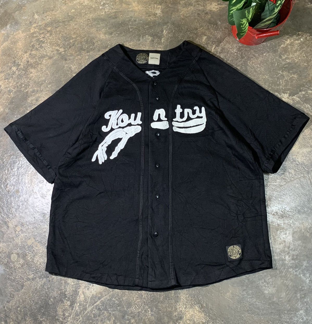 Parody Kapital skull baseball shirt like