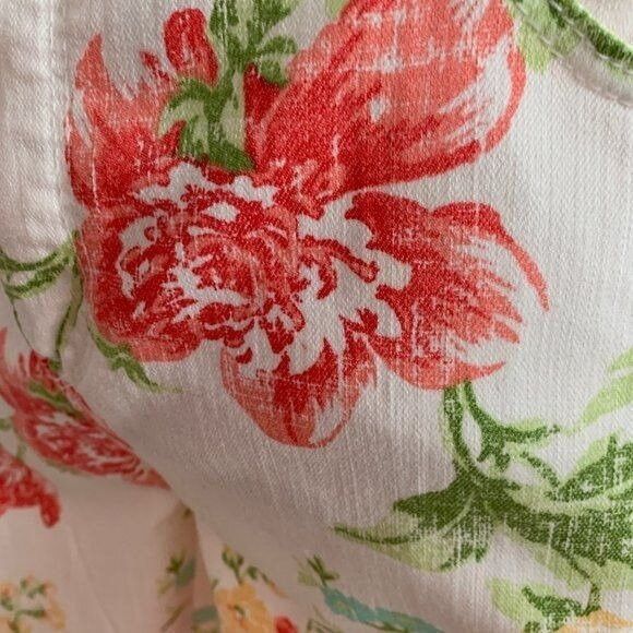 Chicos Chicos Girlfriend 5 Pocket Vintage Inspired Floral Ankle 4 Size 27" / US 4 / IT 40 - 5 Thumbnail