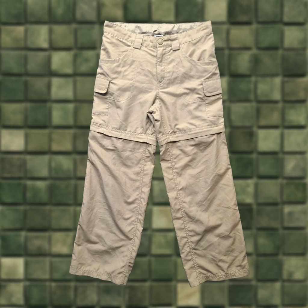 The North Face The North Face Pants Womens 28x27 Relaxed Fit Convertible Cargo Hiking Gorpcore Beige Polyester Casual Travel Workwear Mens Women Girls Size 28" / US 6 / IT 42 - 1 Thumbnail