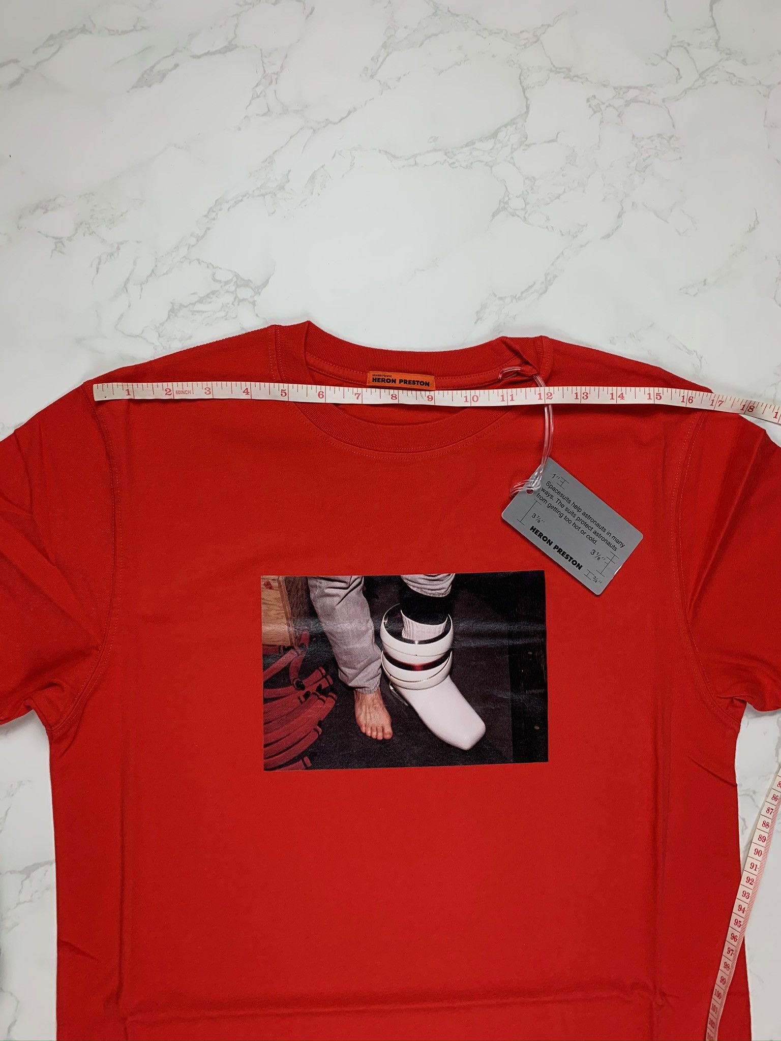 Heron Preston 🔥65% OFF🔥 [SALE] Heron Preston Red Photo Nasa T-Shirt Size US XS / EU 42 / 0 - 8 Thumbnail