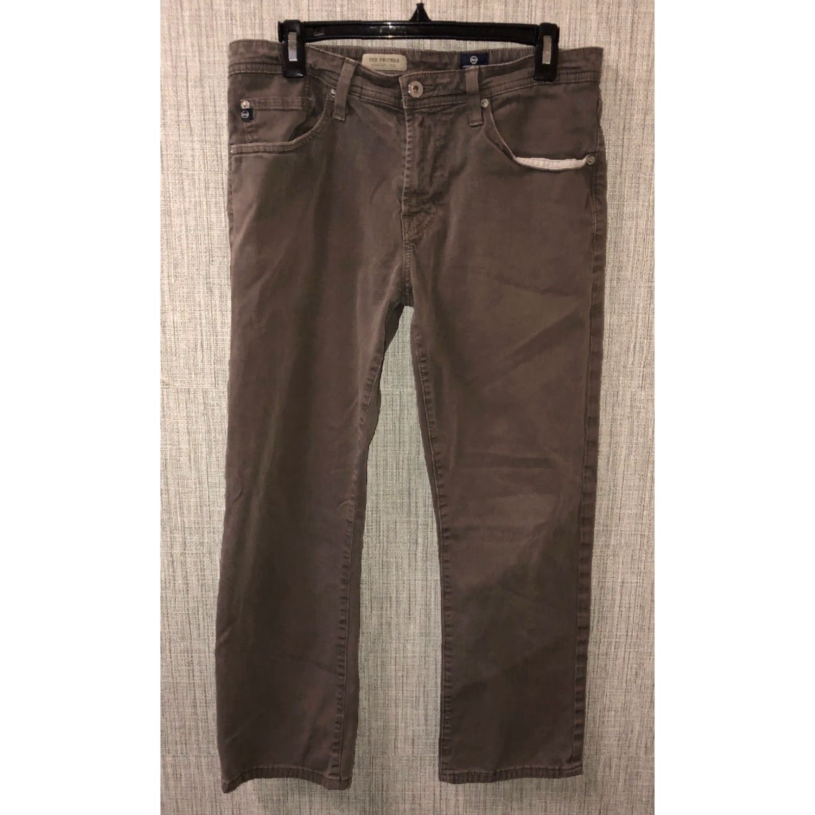 Vintage AG Adriano Goldschmied Pants Mens Gray PROTEGE Straight Leg Size 32 X 34 Size US 32 / EU 48 - 2 Thumbnail
