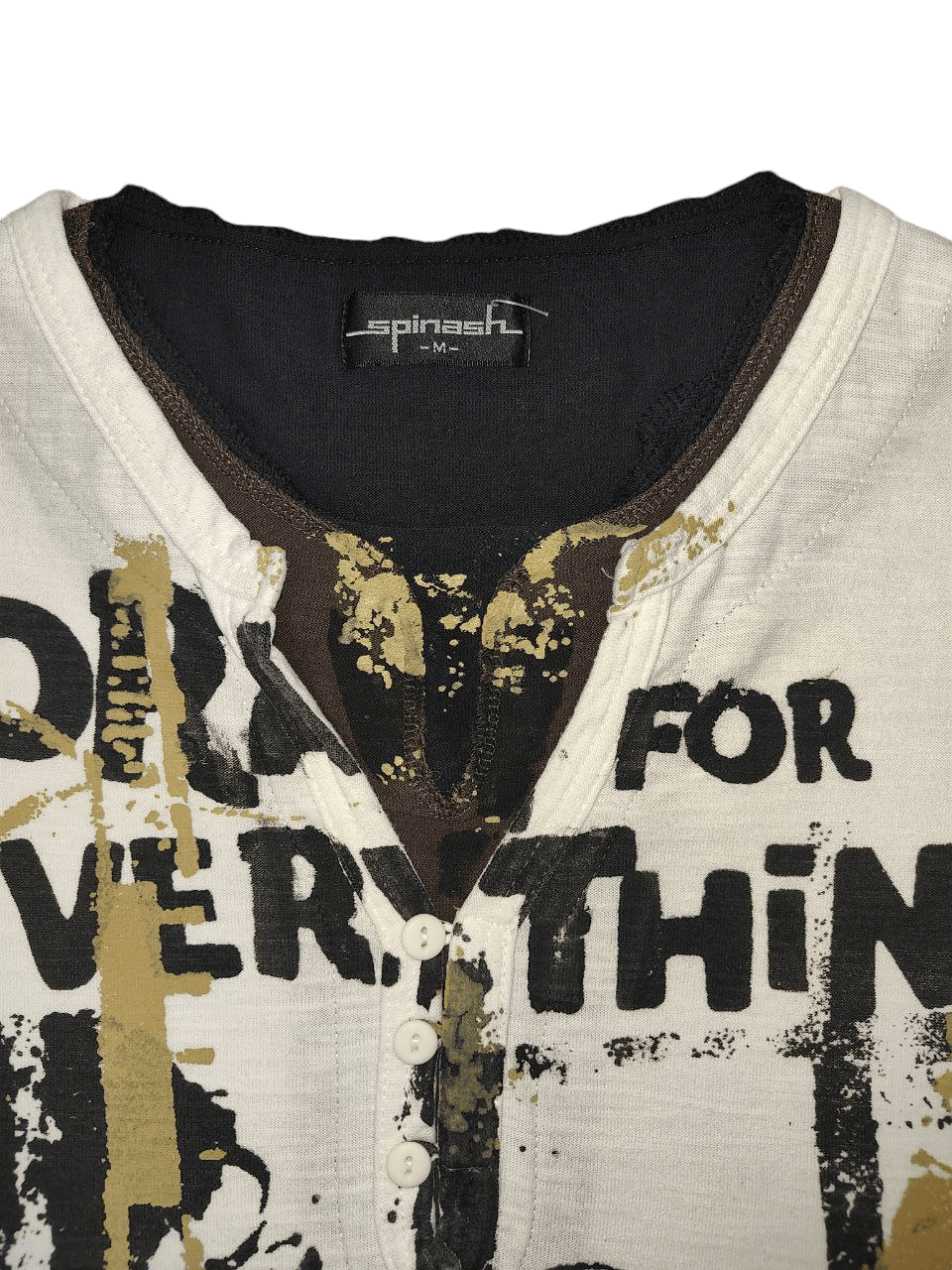 Beauty Beast Overprint Japanese Spinach Motivation T Size US M / EU 48-50 / 2 - 3 Thumbnail