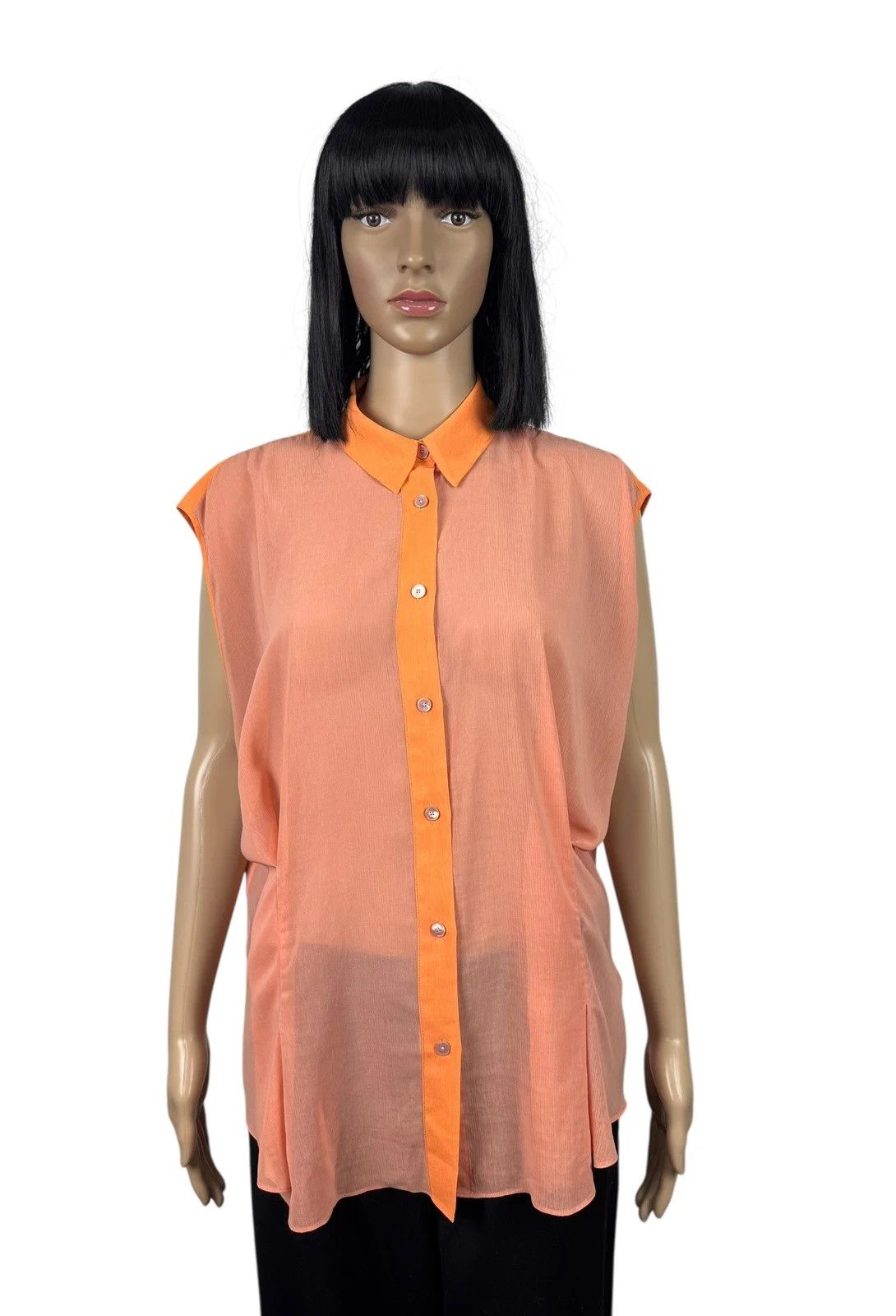 Acne Studios Acne Transparent Blouse Sleeveless size 38 Size S / US 4 / IT 40 - 1 Thumbnail