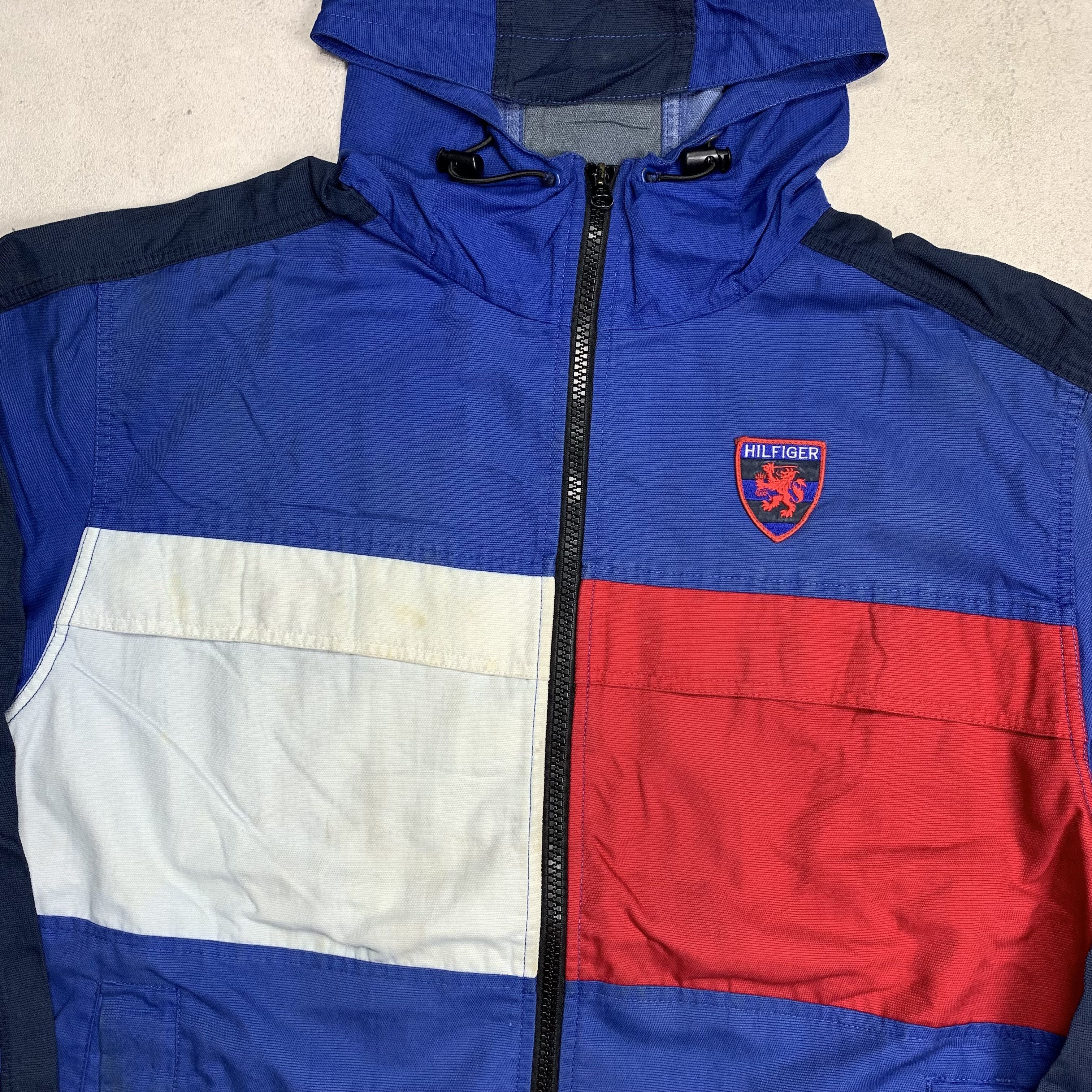 Tommy Hilfiger Vintage 90s Tommy Hilfiger Big Flag Logo Jacket Size US M / EU 48-50 / 2 - 5 Thumbnail