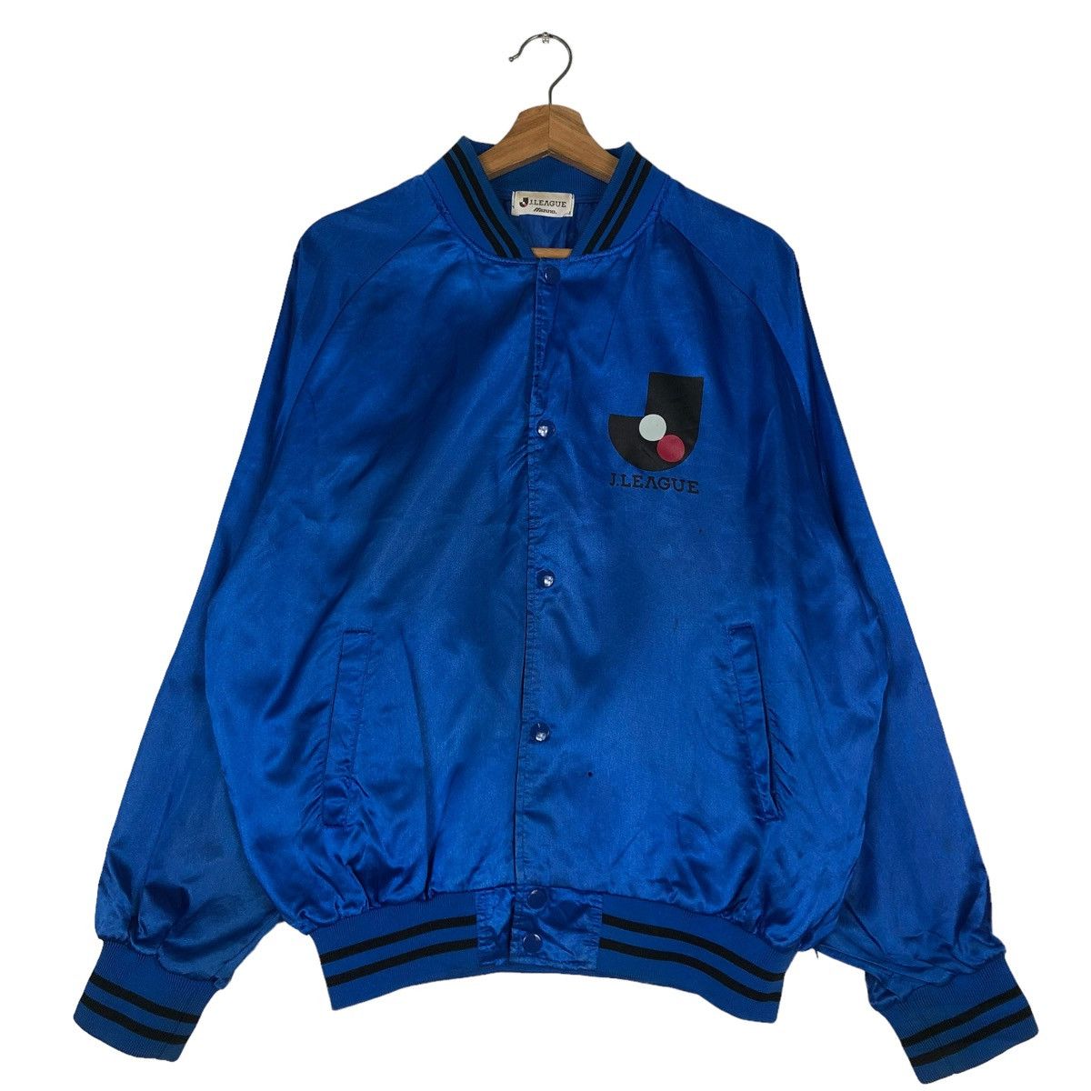 Japanese Brand 🔥VINTAGE BOMBER JACKET SATIN JJ LEAGUE MIZUNO BIG LOGO Size US M / EU 48-50 / 2 - 1 Thumbnail
