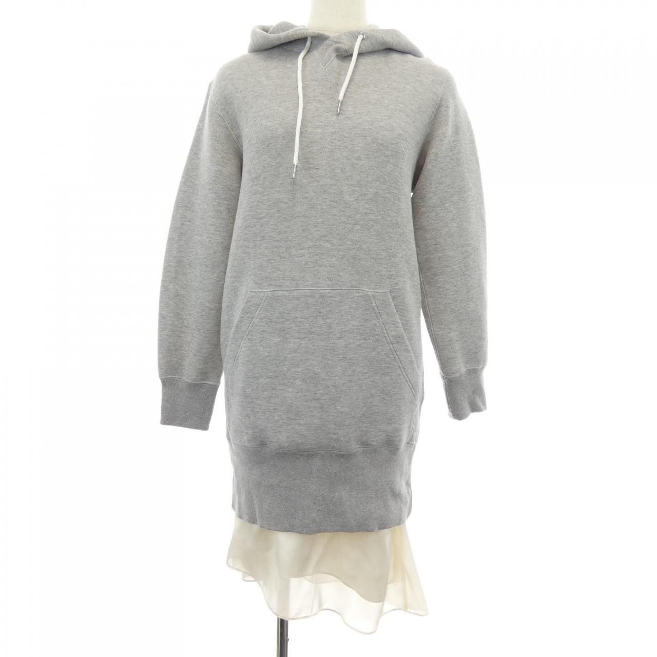 Sacai Sacai Sacai Jacket Hoodie Textile Sweatshirts & Hoodies 23-06828 DUTY FREE for USA Size ONE SIZE - 1 Thumbnail