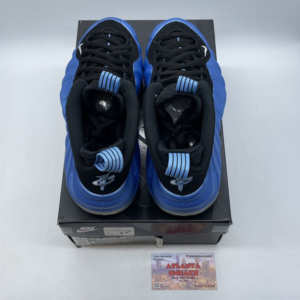 Nike Air foamposite one university blue Size US 8 / EU 41 - 6 Thumbnail
