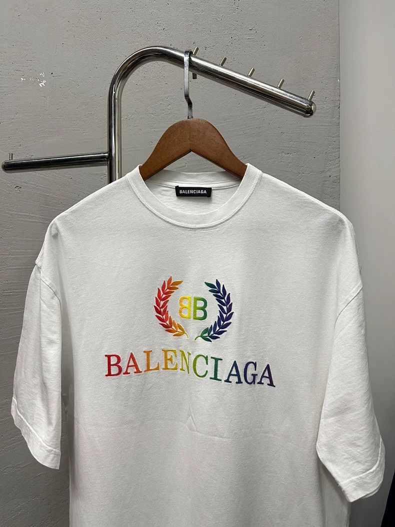 Balenciaga Balenciaga Rainbow wheat ear short sleeve Size US XS / EU 42 / 0 - 2 Thumbnail