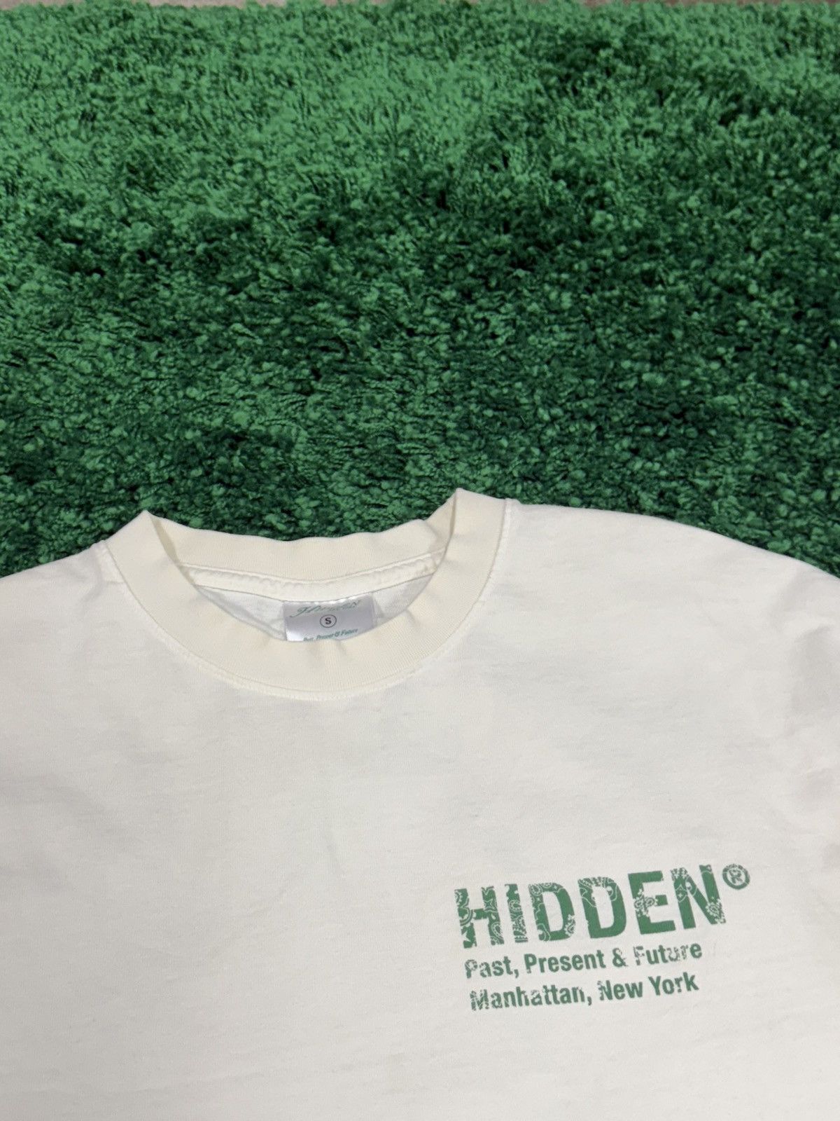HIDDEN Hidden NY Paisley Bandana H White Logo Tee Small Size US S / EU 44-46 / 1 - 5 Thumbnail