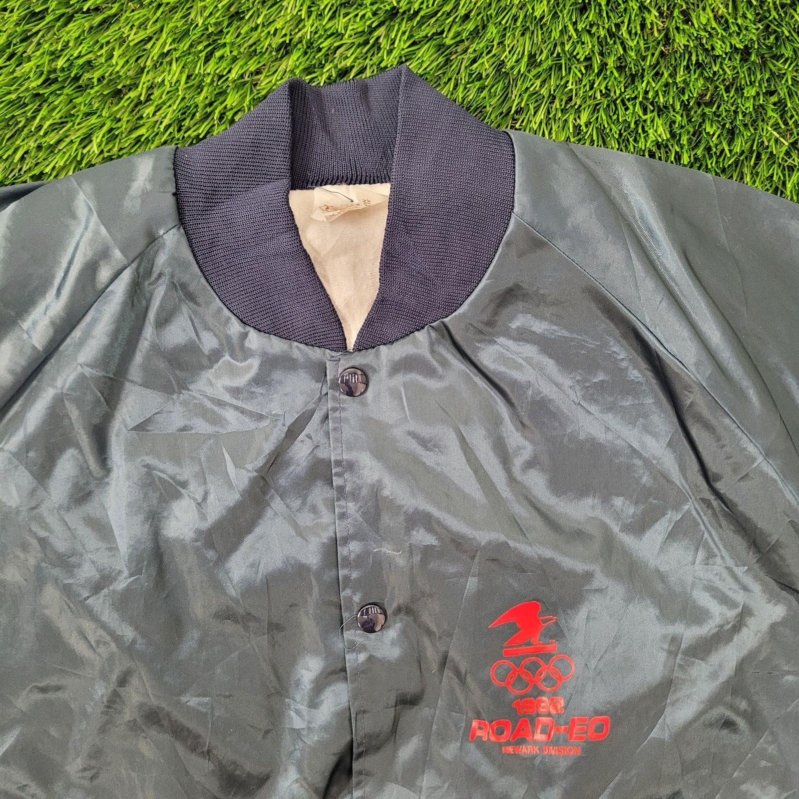 Vintage Vintage 1992 Road-EO Bomber Jacket 2XL 28x27 Newark-Division Size US XXL / EU 58 / 5 - 9 Thumbnail