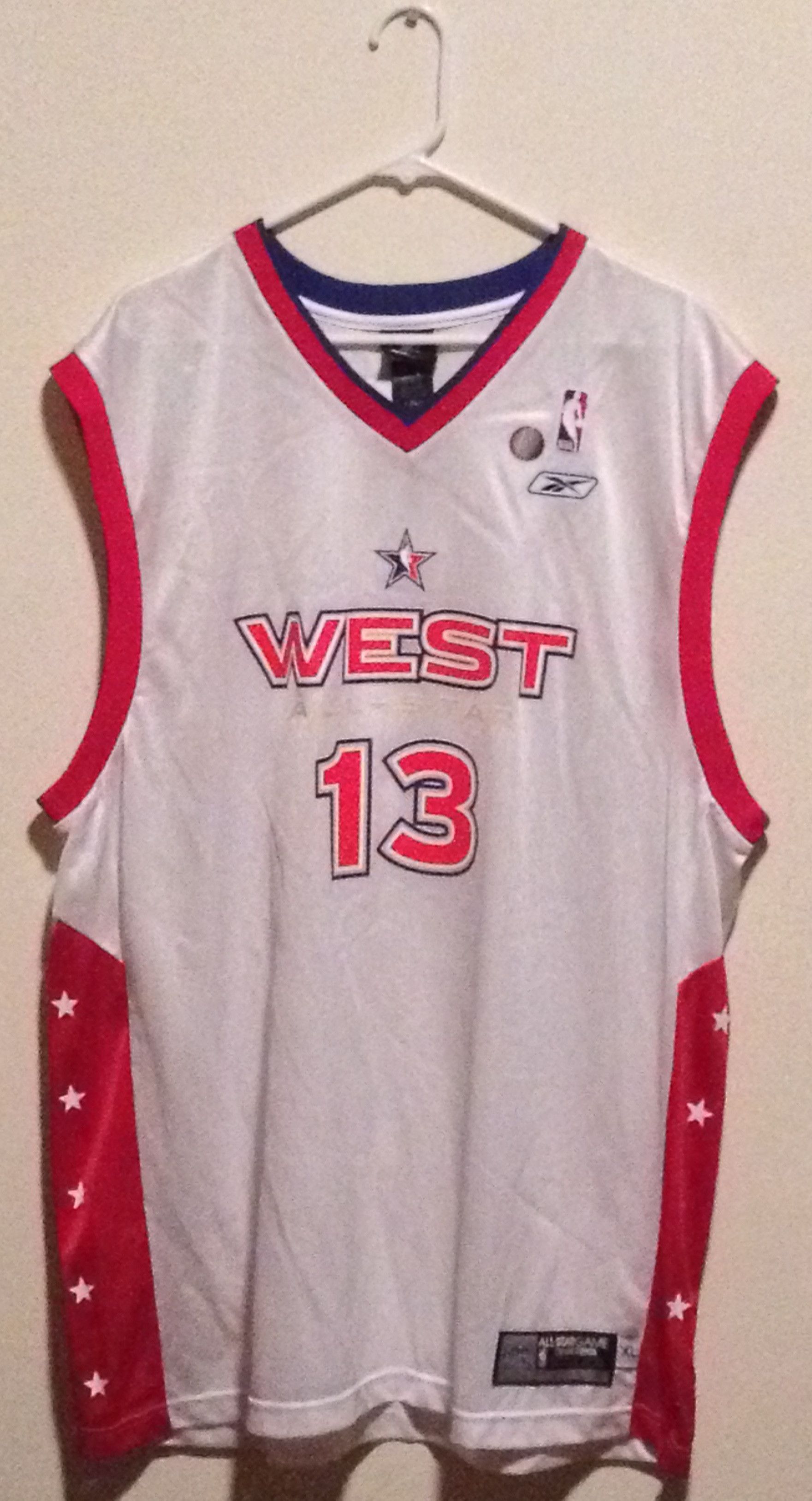 Steve Nash Nba All-Star Jersey Phoenix Suns Reebok White 1XL, Men's