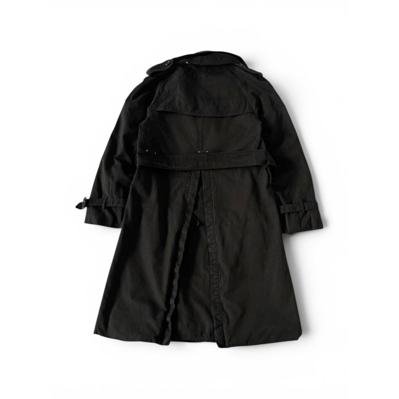 Burberry Burberry Black Trench Coat Made in England Size S / US 4 / IT 40 - 4 Thumbnail