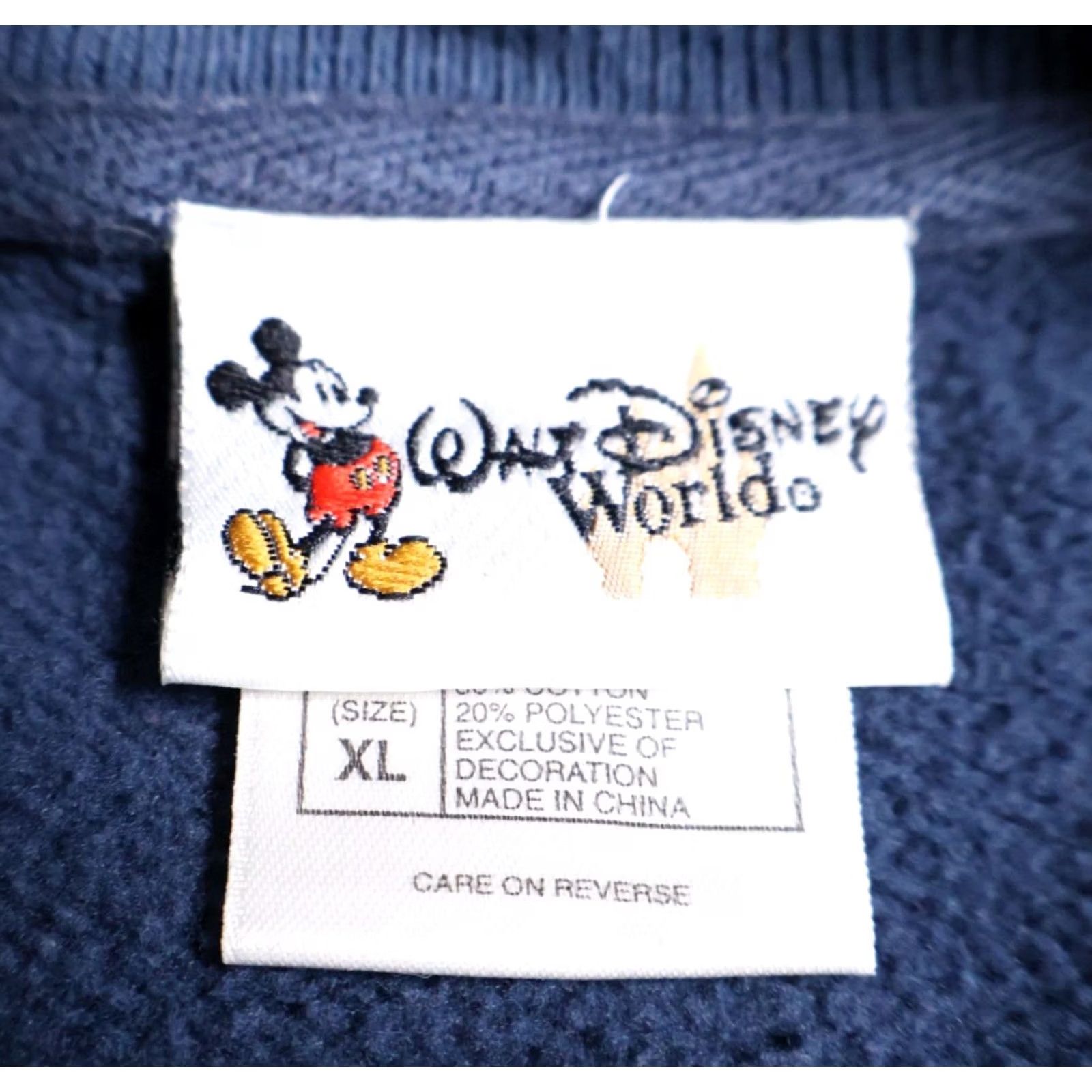 Disney VINTAGE Walt Disney World Tour Sweatshirt Mens XL Dark Blue Embroidered Crewneck VTG Size US XL / EU 56 / 4 - 3 Thumbnail
