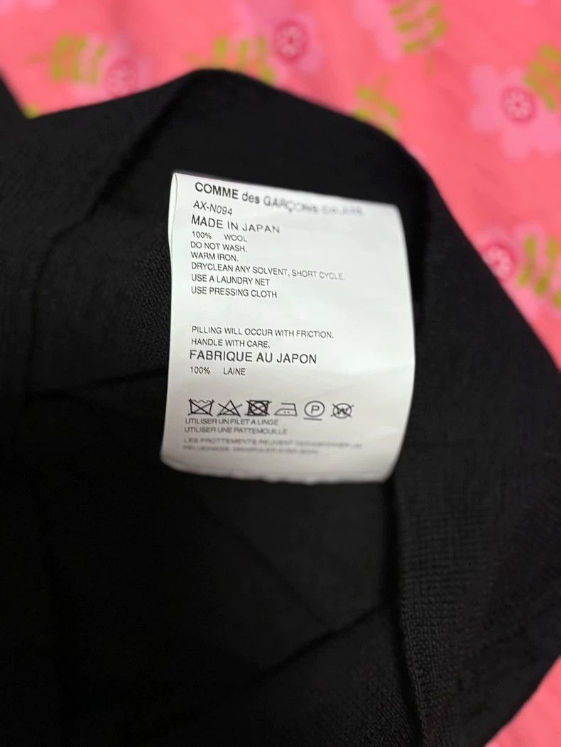 Comme des Garcons Comme Des Garcons Short sleeve T-shirt wool knit love polo Size S / US 4 / IT 40 - 4 Thumbnail