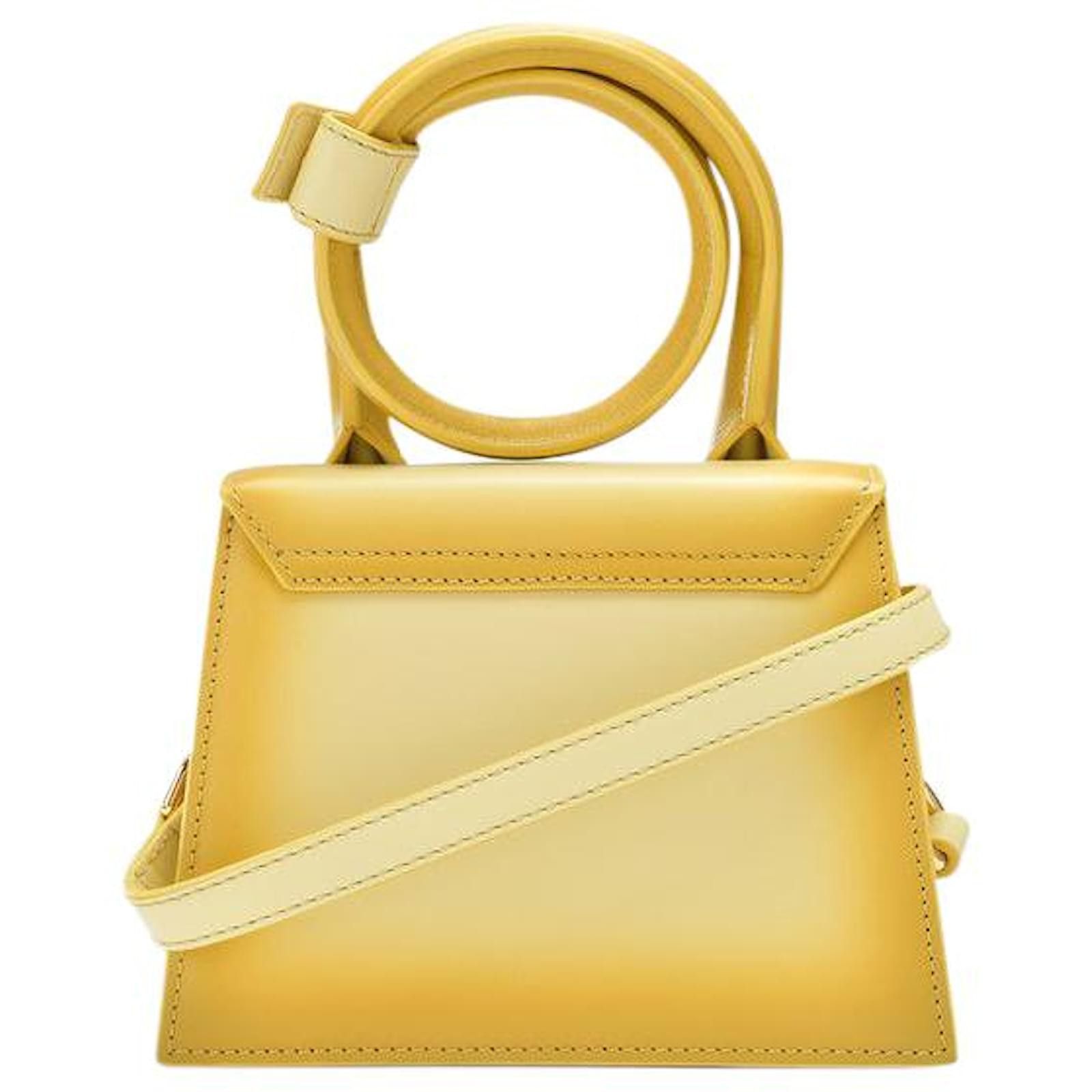 Jacquemus o1mle0325 Size: OS / Le Chiquito Bag in Noeud Yellow Size ONE SIZE - 3 Thumbnail