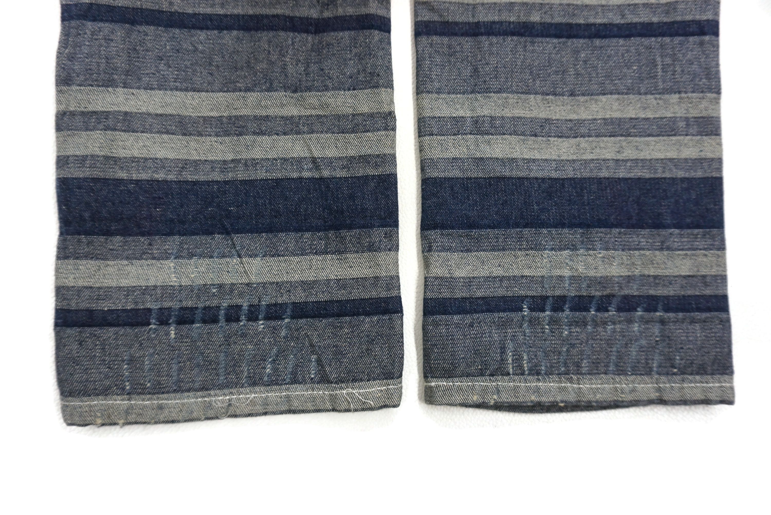 Japanese Brand Blue Moon Blue Jeans fit W31xL28 Embroidered Jacquard Denim Size 26" / US 2 / IT 38 - 11 Thumbnail