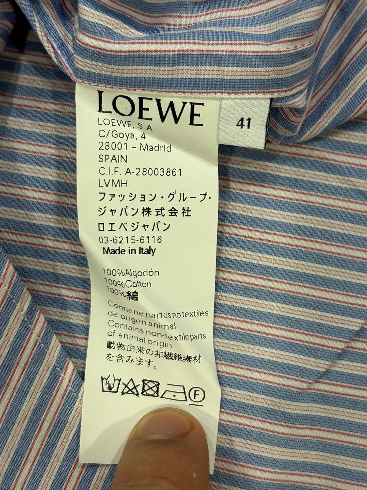 Loewe Loewe Paisley Sleeve Button Up Shirt Size US M / EU 48-50 / 2 - 4 Thumbnail