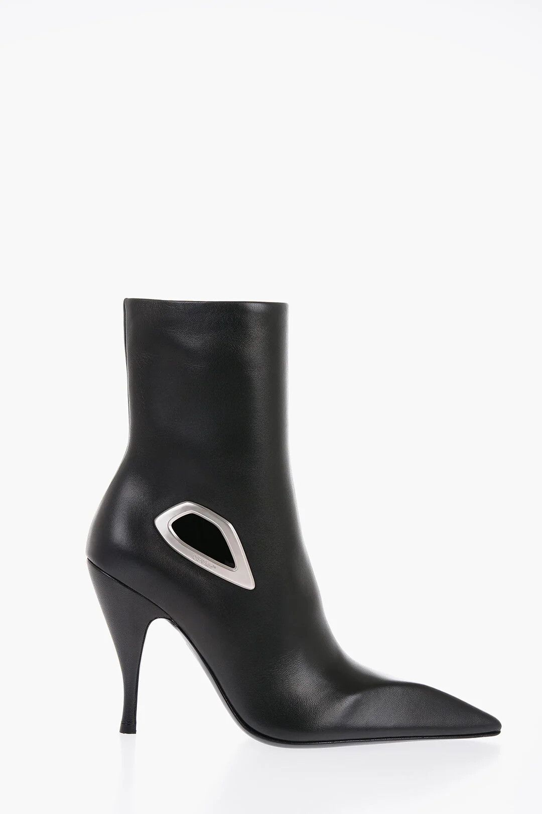 Off-White og1mm0426 Leather Ankle Boots in Black Size US 8 / IT 38 - 1 Thumbnail