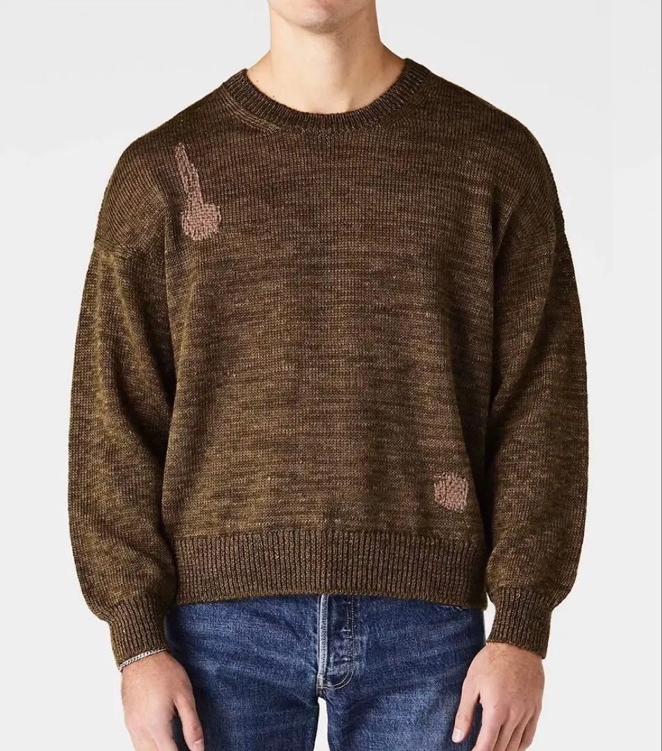Visvim visvim 22aw mohair linen JUMBO CREW KNIT Size US M / EU 48-50 / 2 - 6 Thumbnail