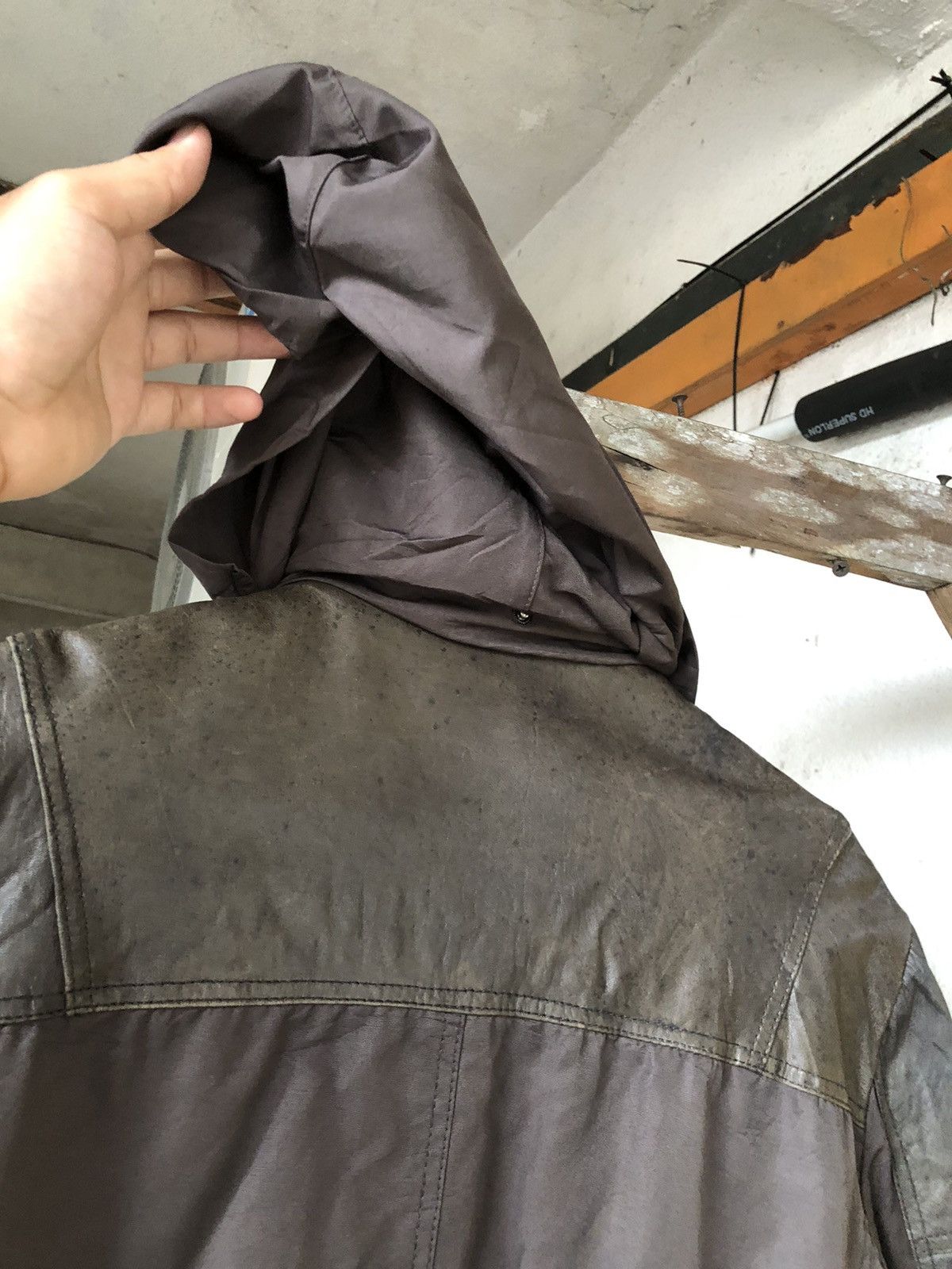 If Six Was Nine Carol Christian Poell Style ZIOSONGZIO Half Leather Jacket Size US M / EU 48-50 / 2 - 14 Thumbnail