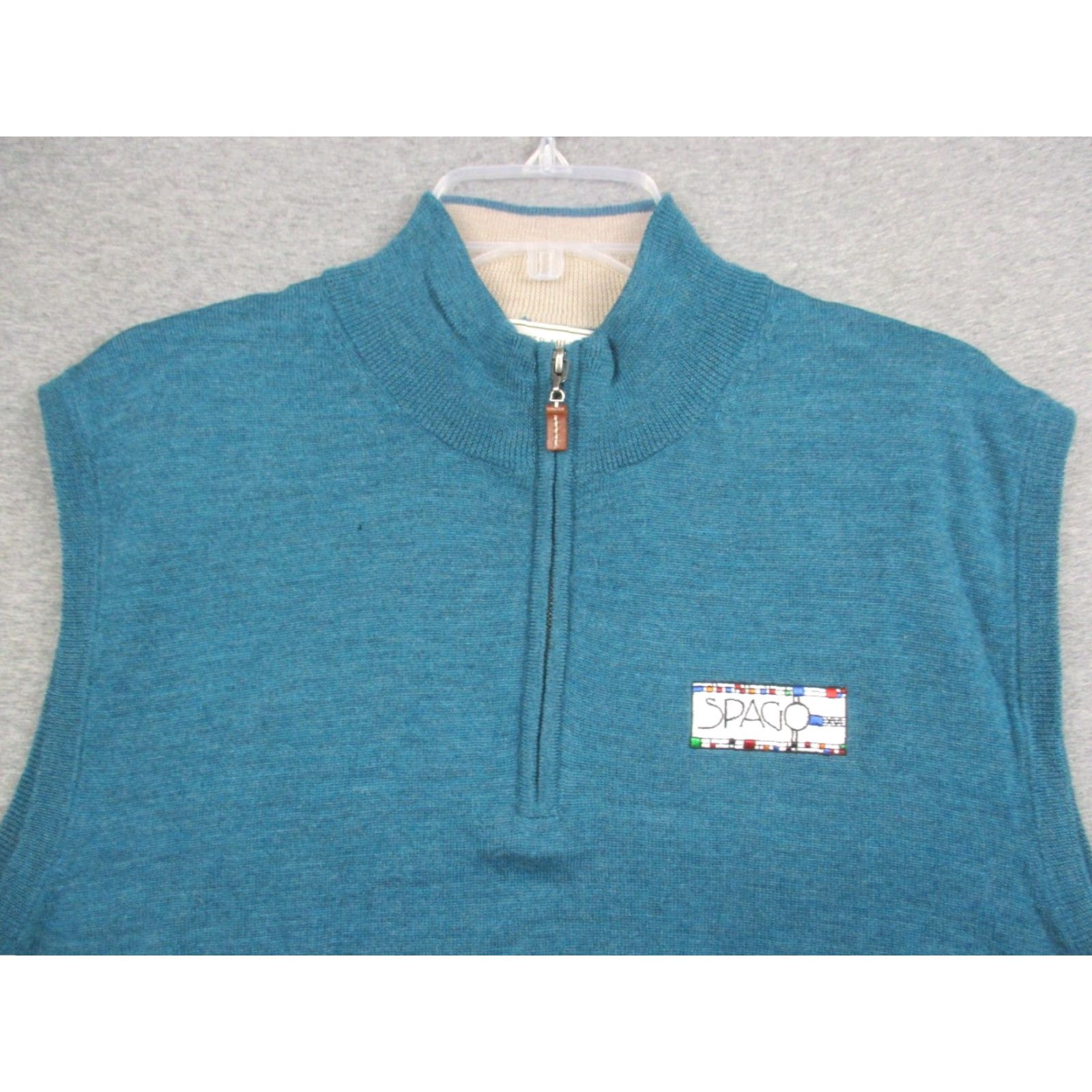 Peter Millar Peter Millar Sweater Vest XL Merino Wool Green Vest Men XL Green Peter Millar Wool Merino Vest - Size US XL / EU 56 / 4 - 3 Thumbnail