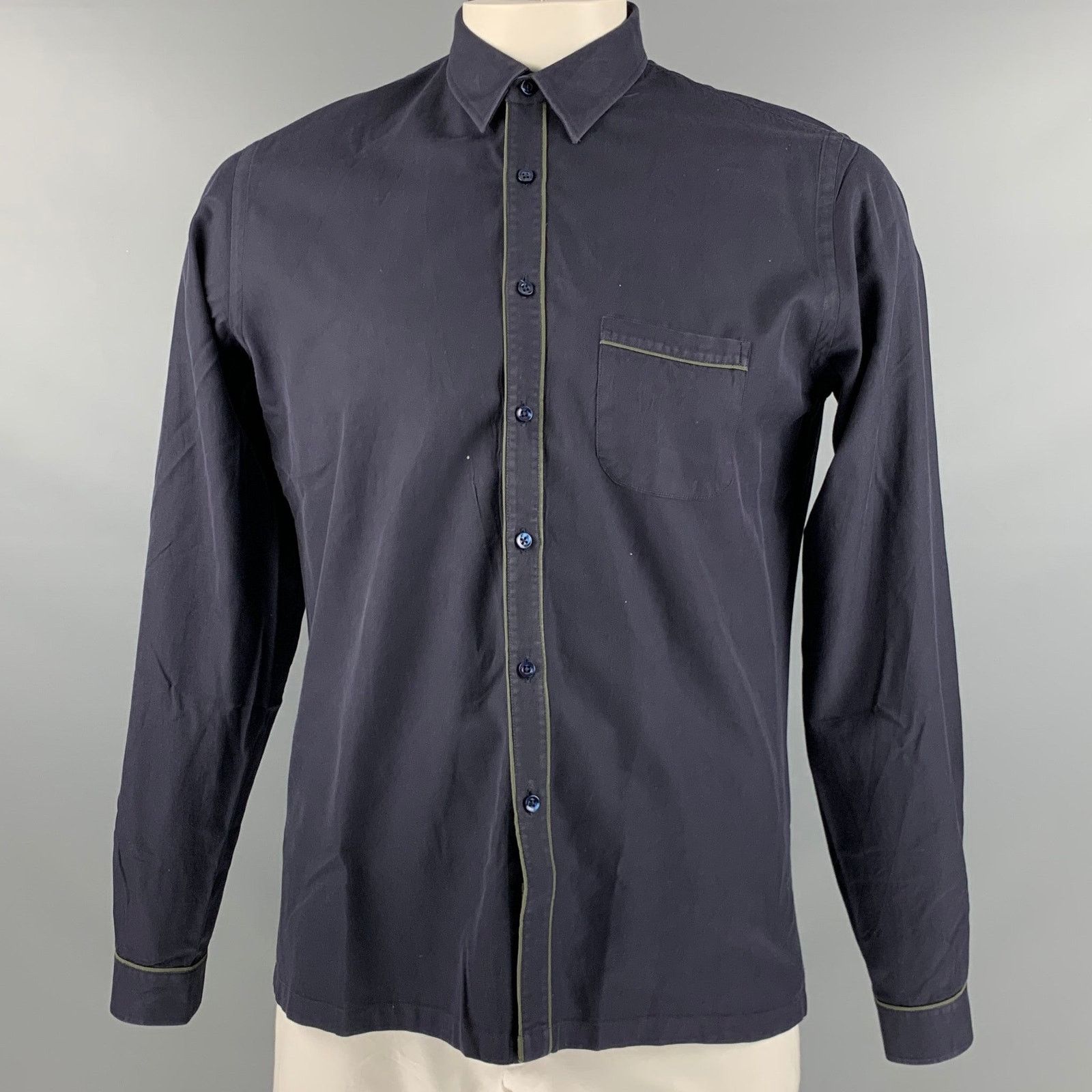 Other L.Y ADAMS x THOMAS MASON Contrast Trim Cotton Long Sleeve Size US L / EU 52-54 / 3 - 1 Thumbnail