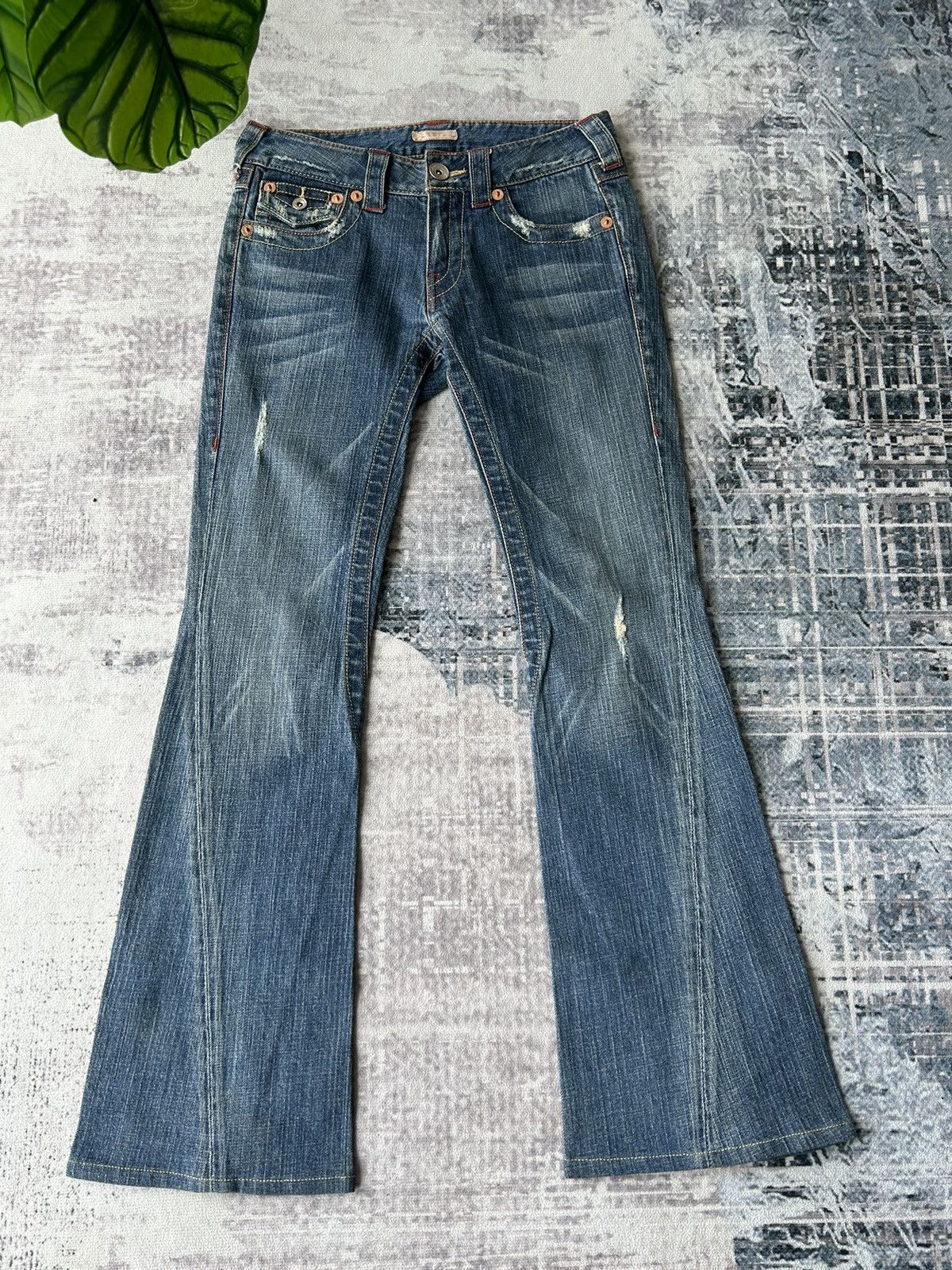 Tornado Mart A.v.v Design Flared jeans Size 28" / US 6 / IT 42 - 1 Thumbnail