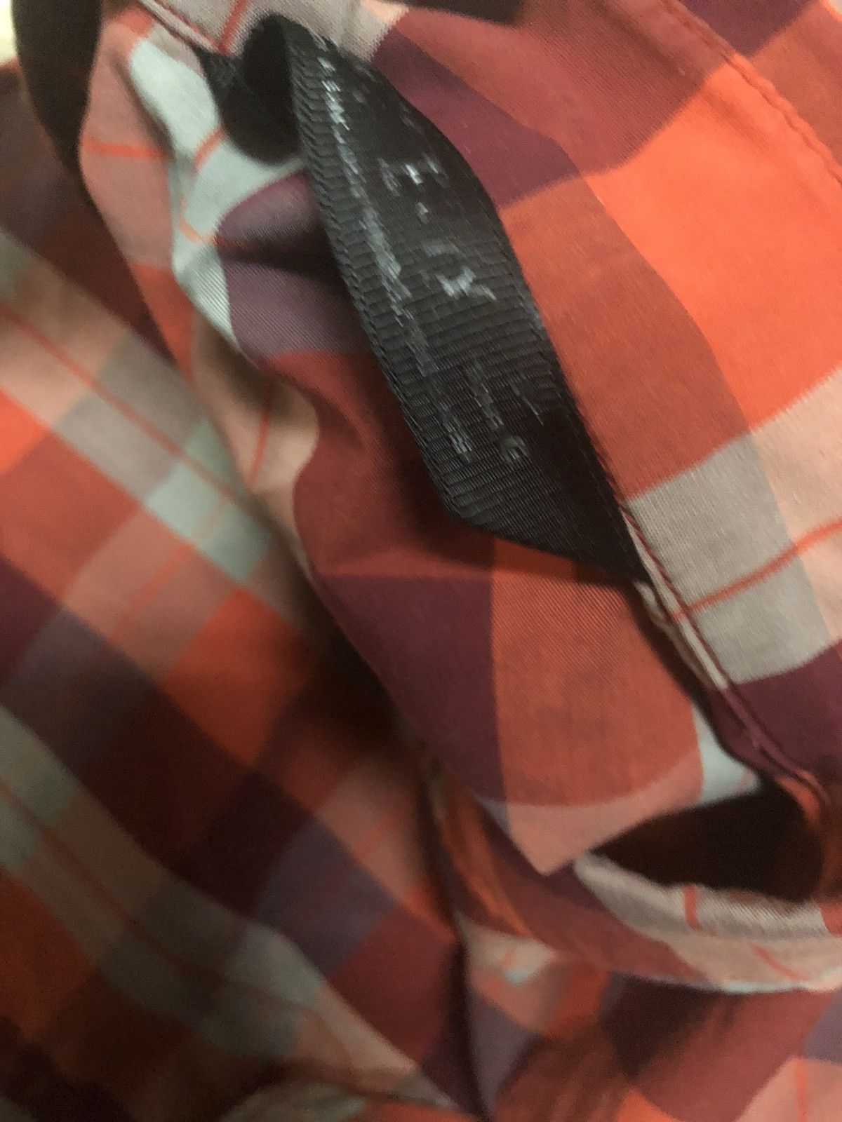 Arc'teryx Arcteryx Plaid Checkered Short Sleeve Button Up Shirt Maroon Size US L / EU 52-54 / 3 - 6 Thumbnail