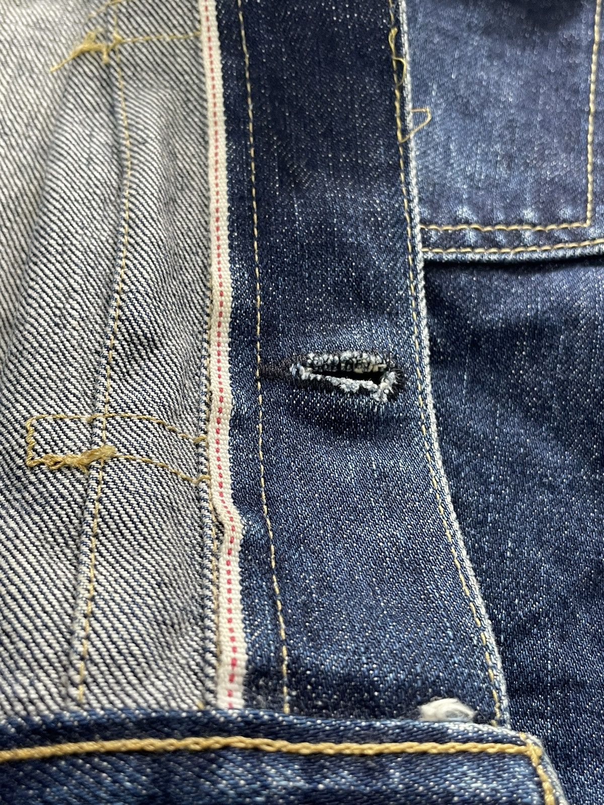 Levi's Vintage 1999 Levis 507XX E Selvedge Denim Jacket Size US S / EU 44-46 / 1 - 10 Thumbnail