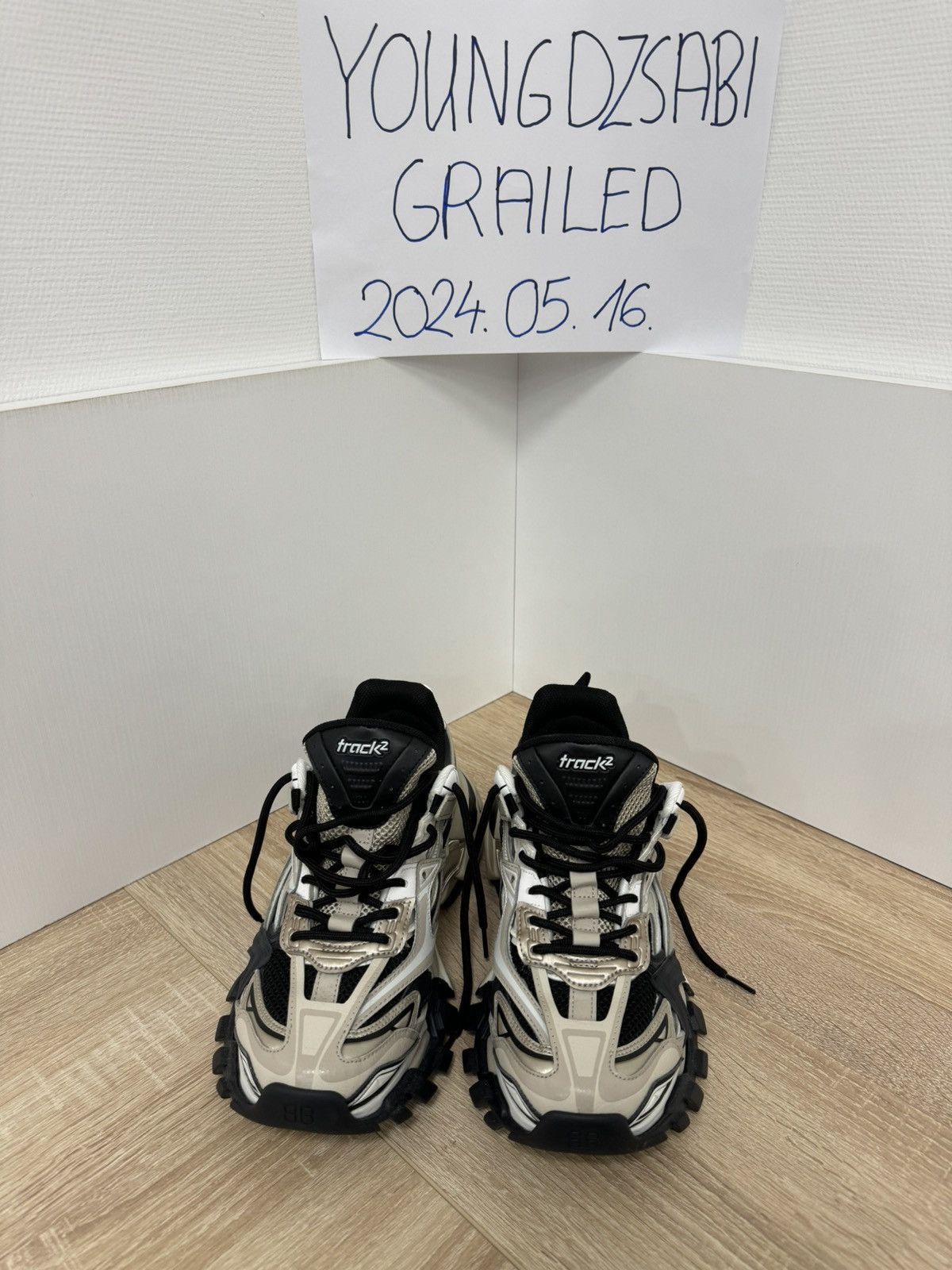 Balenciaga Balenciaga Track.2 Black White | Grailed