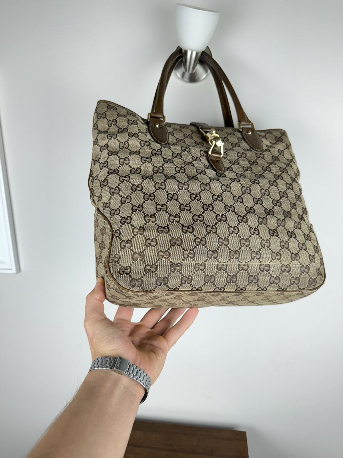 Gucci Luxury bag Gucci GG Canvas Jackie Hand Bag original item Size ONE SIZE - 2 Thumbnail