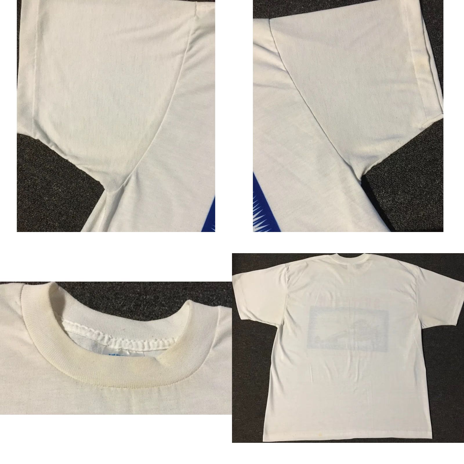 NASCAR VINTAGE Shideler Racing Shirt 2XL White 80s 90s Grunge Albuquerque NASCAR Cars Mens Size US XXL / EU 58 / 5 - 8 Thumbnail