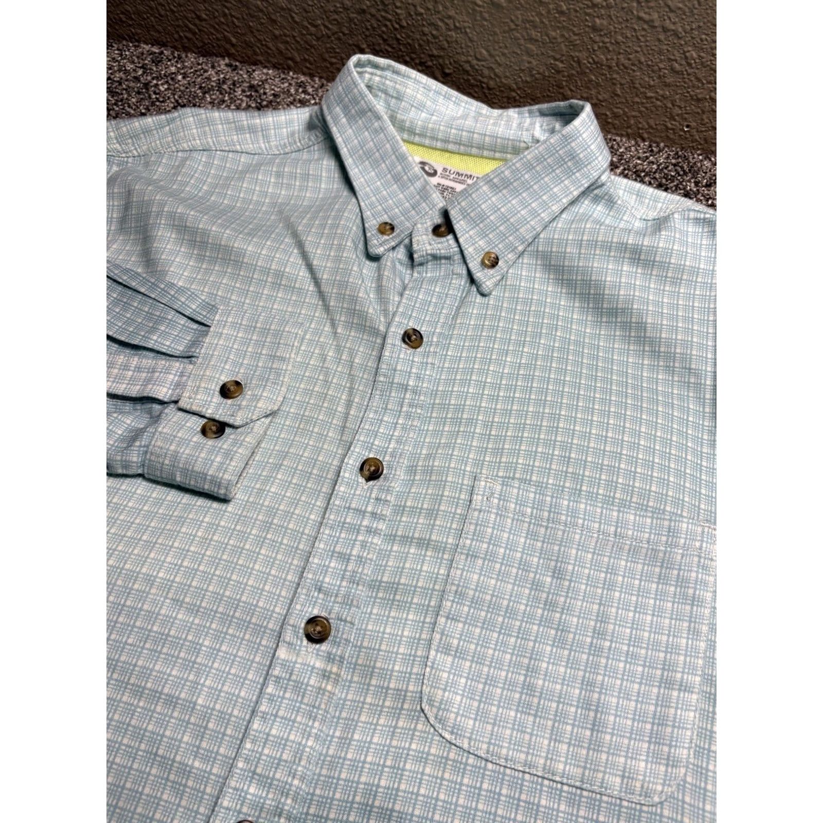 Vintage Summit FR Shirt Mens 2XL Blue Fire Resistant CAT 2 Work Apparel Size US XXL / EU 58 / 5 - 2 Thumbnail