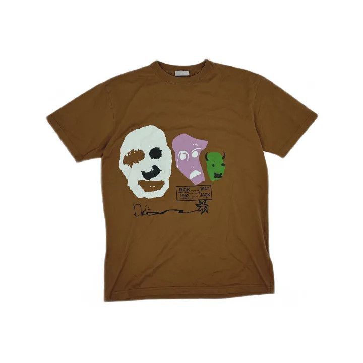 Dior Dior x Travis Scott Graphic Loose Crewneck T-Shirt 0079-250 Size US XS / EU 42 / 0 - 2 Thumbnail