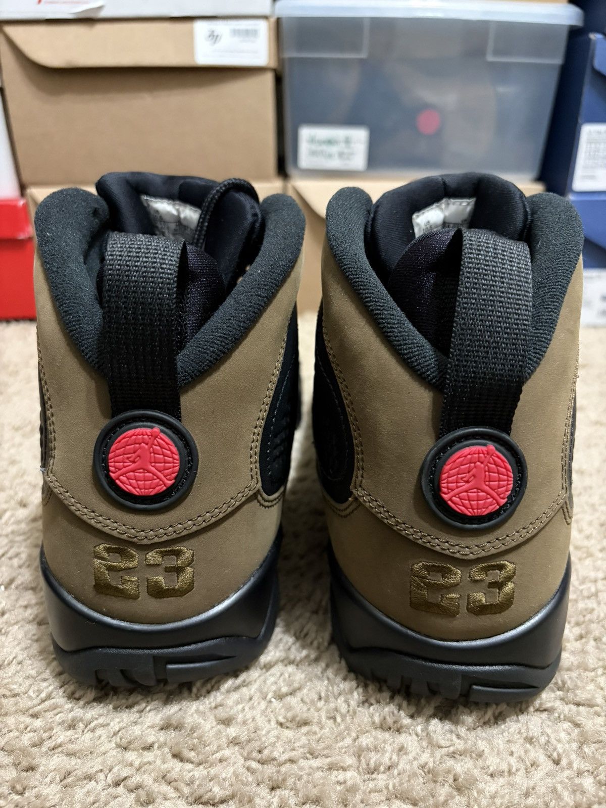 Jordan Brand Size 10.5 - Jordan 9 Retro Olive (2024) (HV4794-030) Size US 10.5 / EU 43-44 - 5 Thumbnail