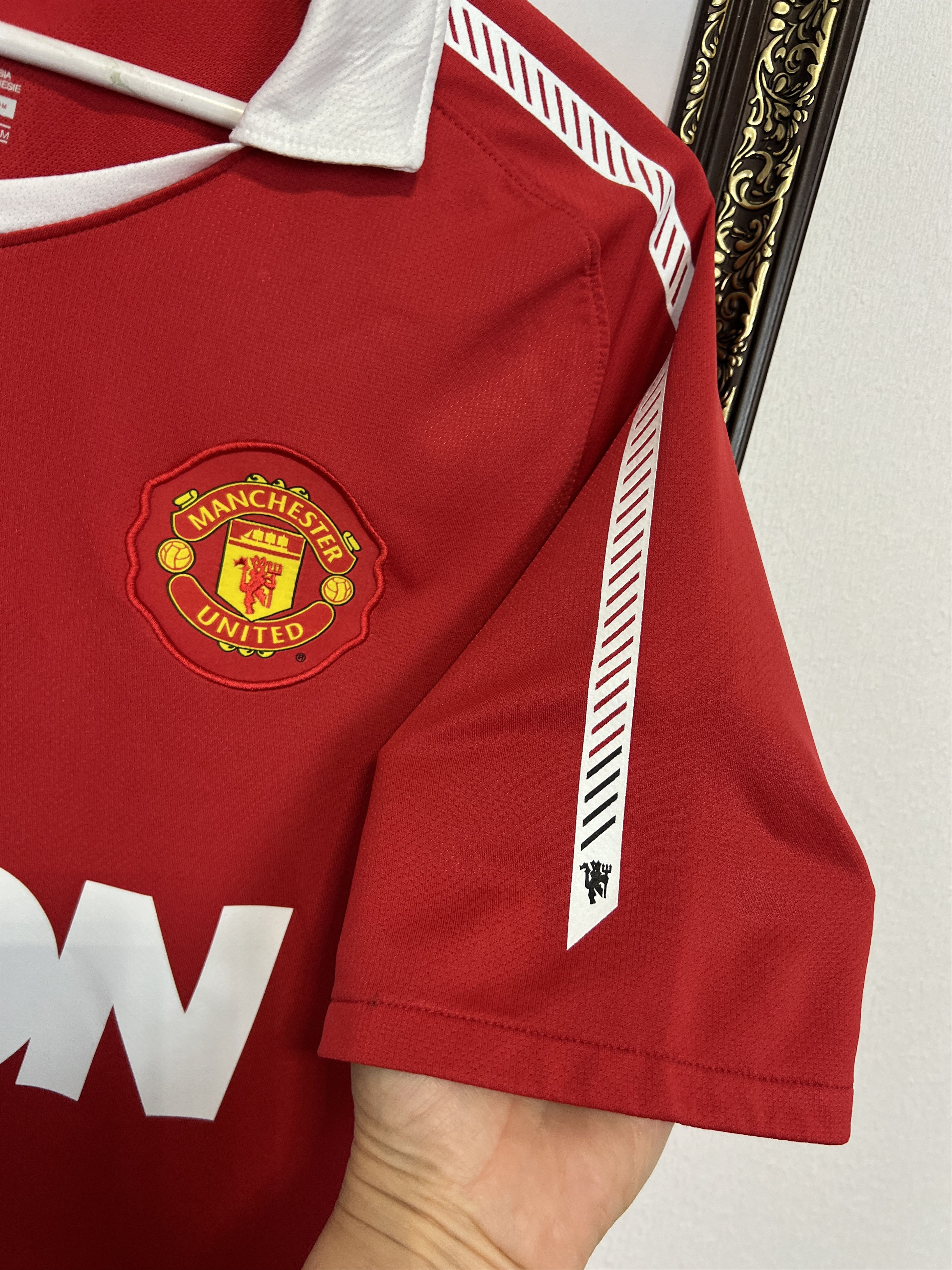 Nike Manchester United football shirt Soccer AON Jersey Trikot Size US M / EU 48-50 / 2 - 4 Thumbnail