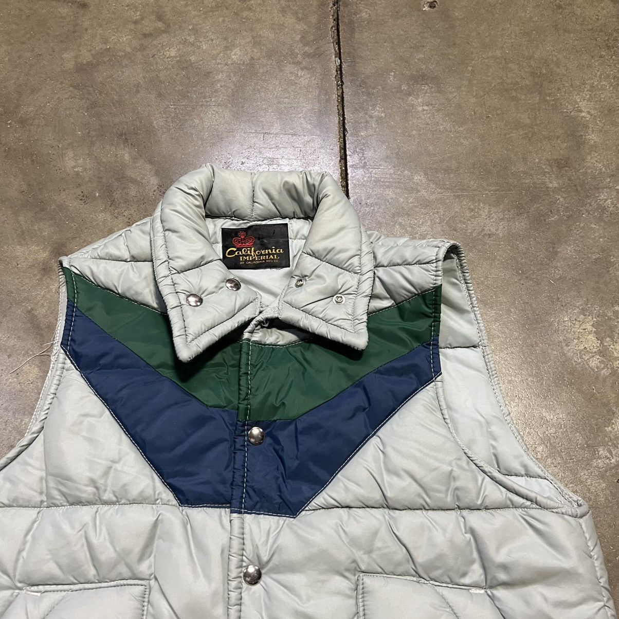 Vintage Vintage Striped Puffer Vest Western Rodeo Quilted 70s 80s Size US M / EU 48-50 / 2 - 3 Thumbnail