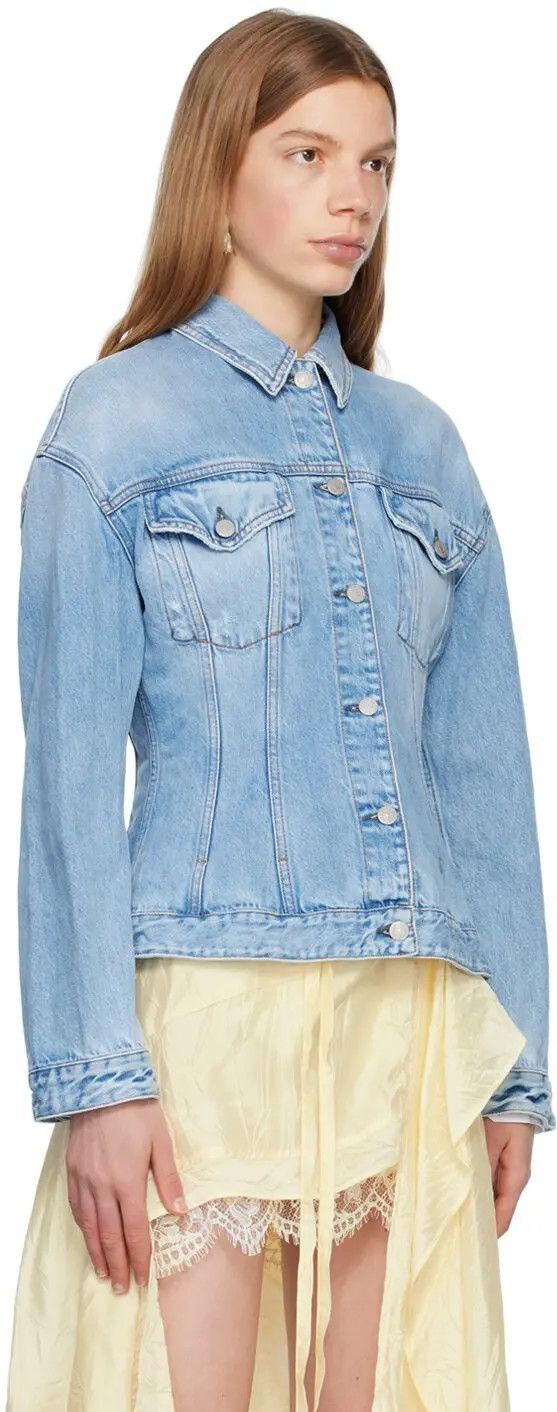 Acne Studios o1y0725 Denim Jacket in Blue Size XS / US 0-2 / IT 36-38 - 2 Thumbnail