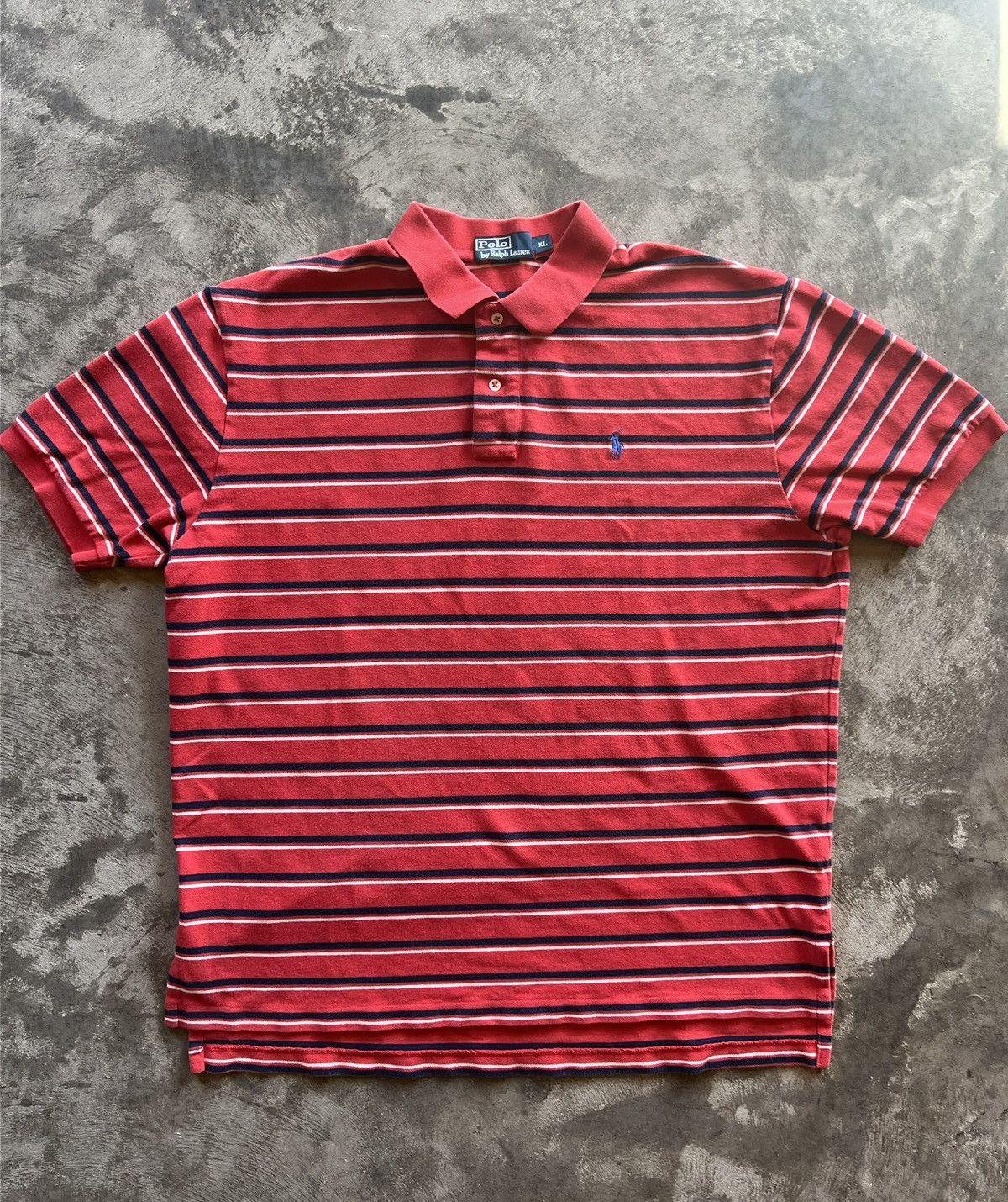 Polo Ralph Lauren Polo Ralph Lauren Red Striped Shirt Size US XL / EU 56 / 4 - 1 Thumbnail