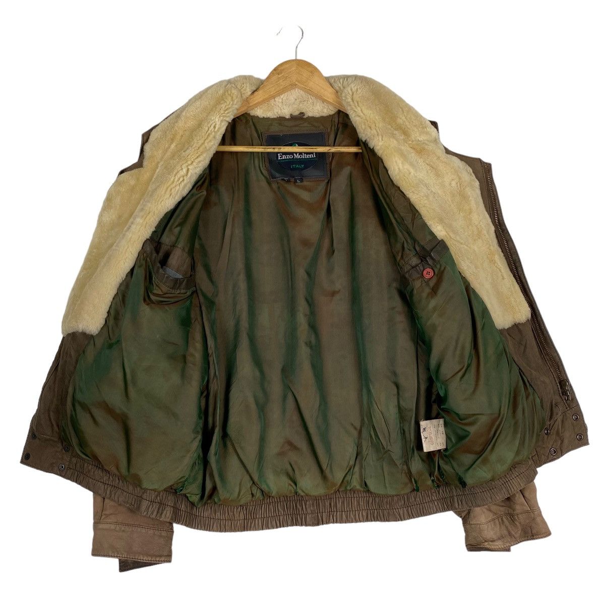 Enzo Mantovani Enzo Molteni Sherpa Collar Lining Jacket Size US M / EU 48-50 / 2 - 7 Thumbnail