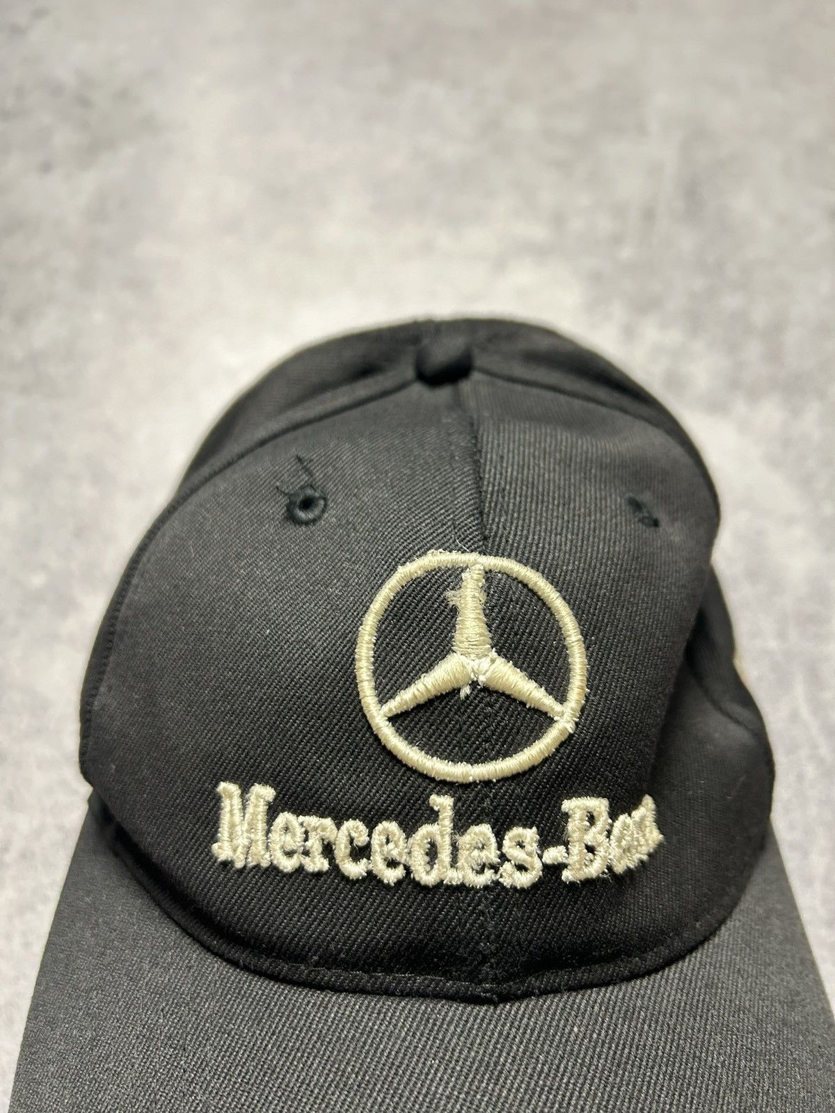 Mercedes-Benz vintage MERCEDES BENZ big logo race F1 team baseball cap Size ONE SIZE - 6 Thumbnail