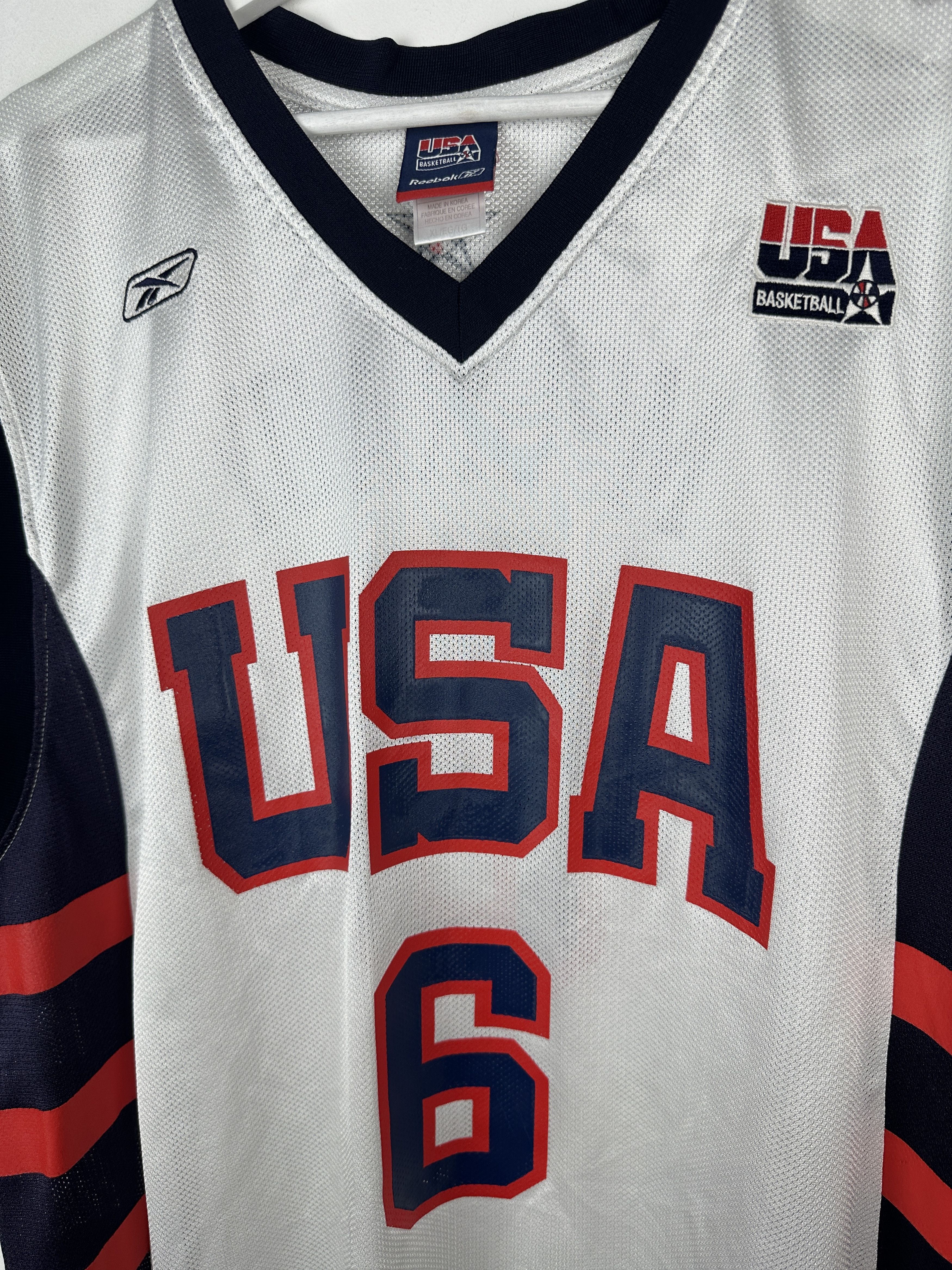 Reebok #6 McGrady USA Olympic Dream Team NBA Basketball Jersey Size US XL / EU 56 / 4 - 5 Thumbnail