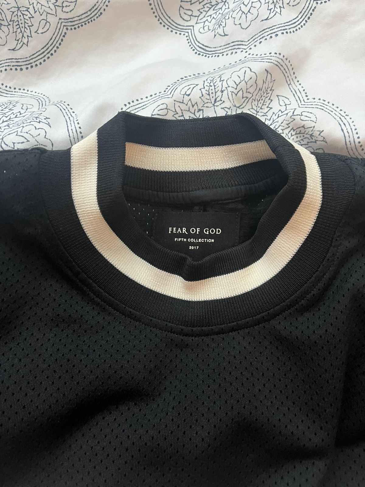Fear of God Fear of God Main Label Mesh Longsleeve Shirt Size US M / EU 48-50 / 2 - 3 Thumbnail