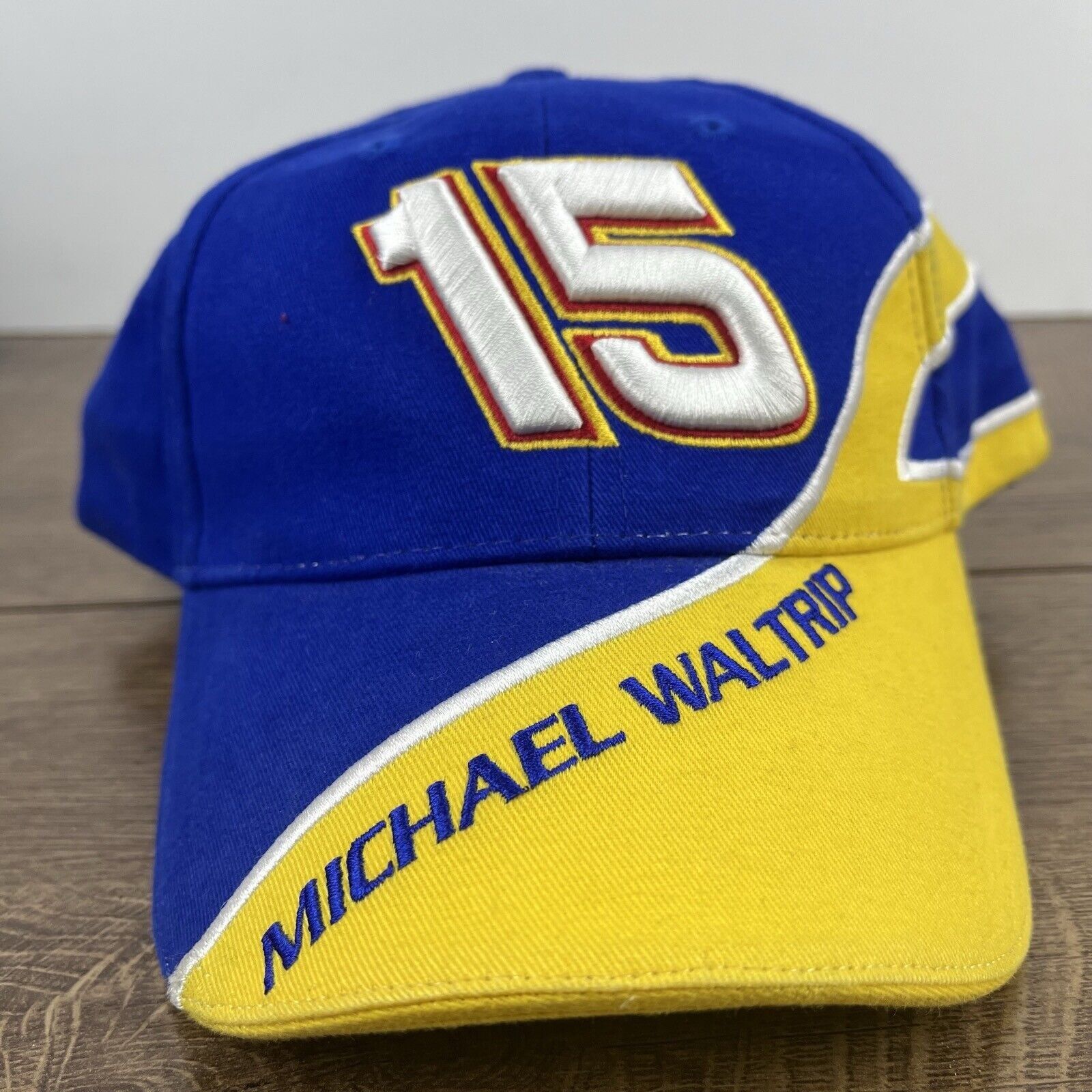 Other Michael Waltrip 15 Hat NASCAR Hat Blue Cap Adjustable Blue A Size ONE SIZE - 5 Thumbnail