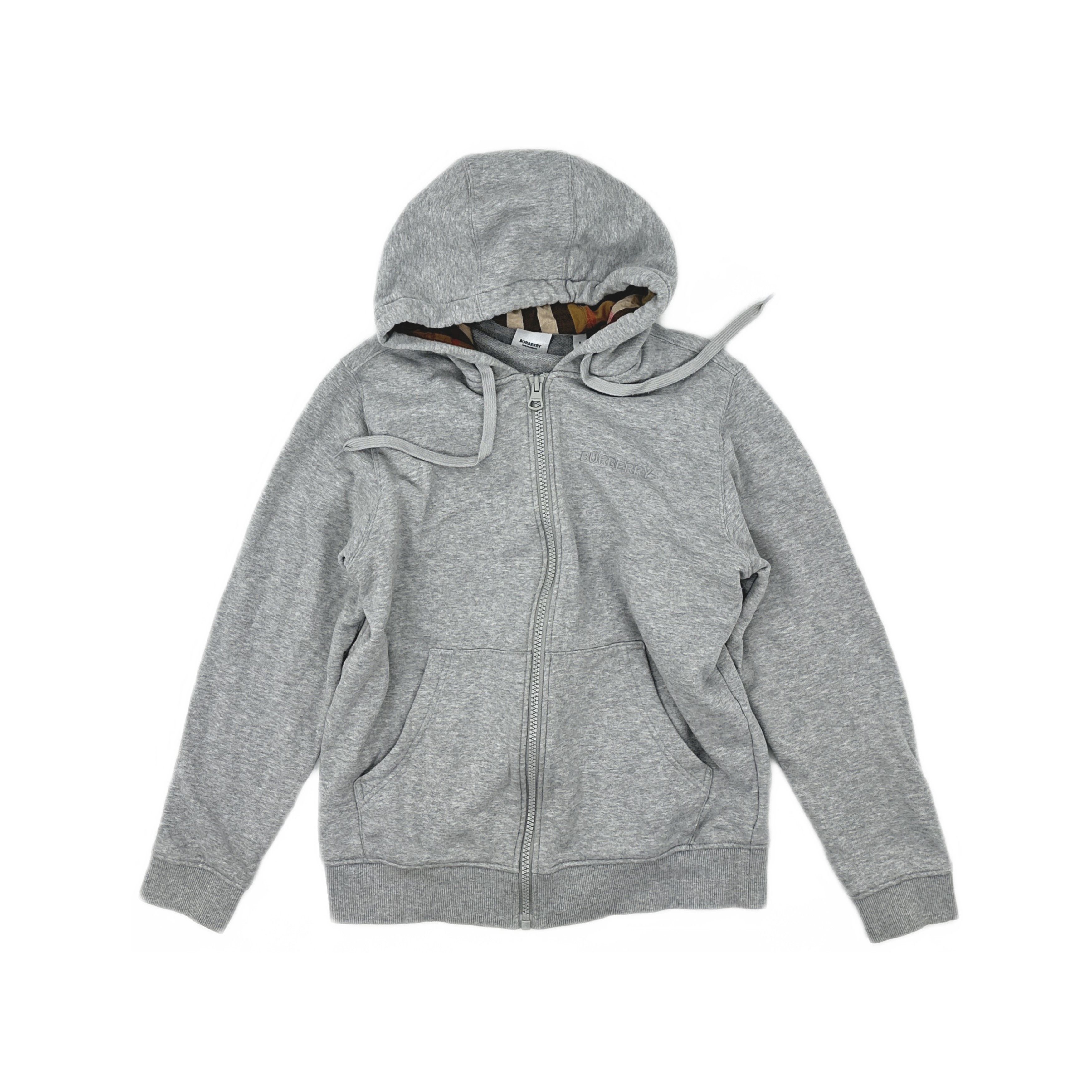 Burberry Burberry Check Lined Zip Hoodie Size S Size US S / EU 44-46 / 1 - 1 Thumbnail