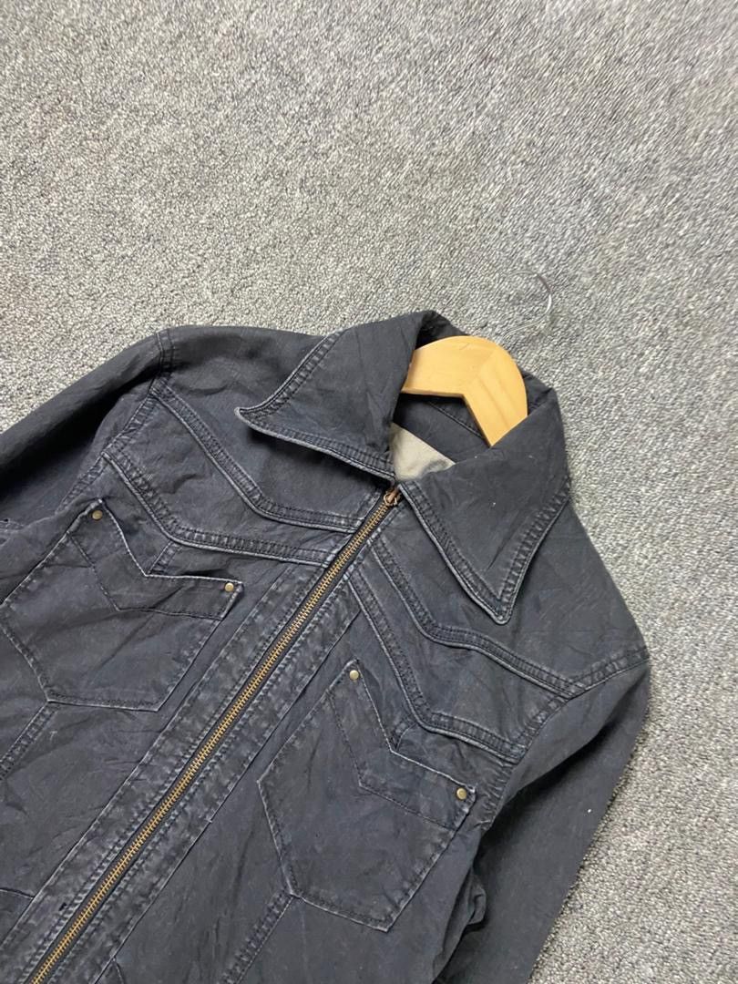 Japanese Brand Soul of Freedom Punk Style Denim Jacket (200) Size US XXS / EU 40 - 10 Thumbnail