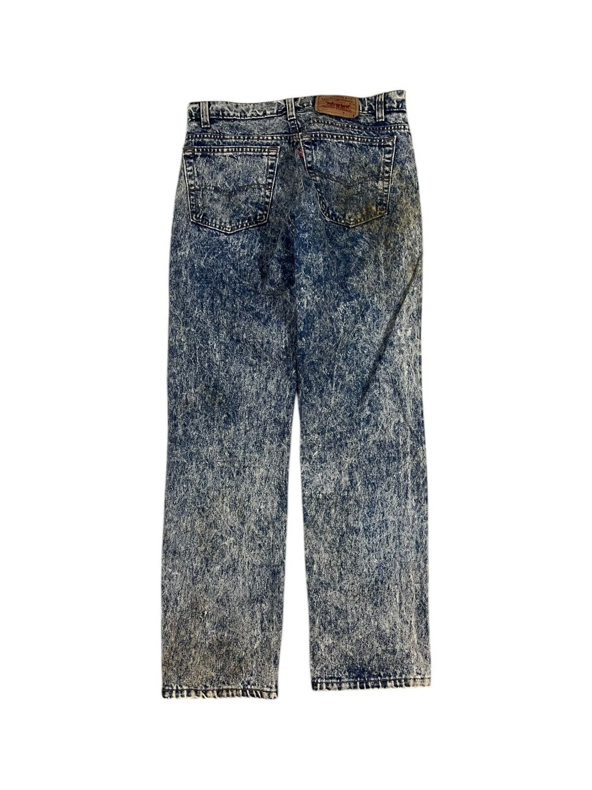 Levi's Vintage 80s Levis 505 Acid Wash Blue Jeans Size US 33 - 2 Thumbnail